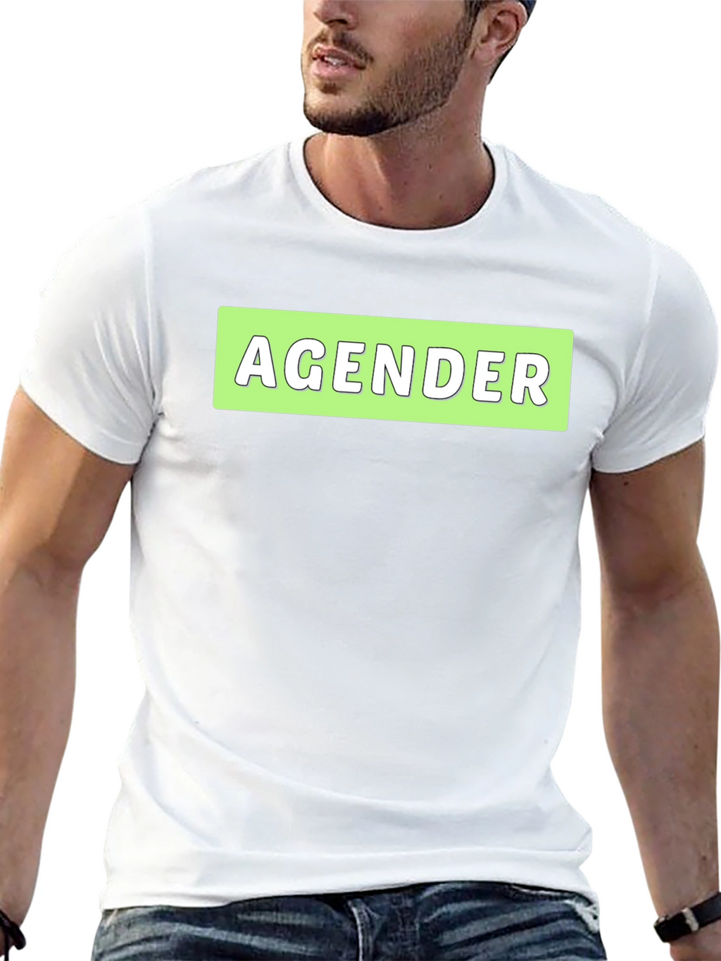 Agender Statement T-Shirt - Black