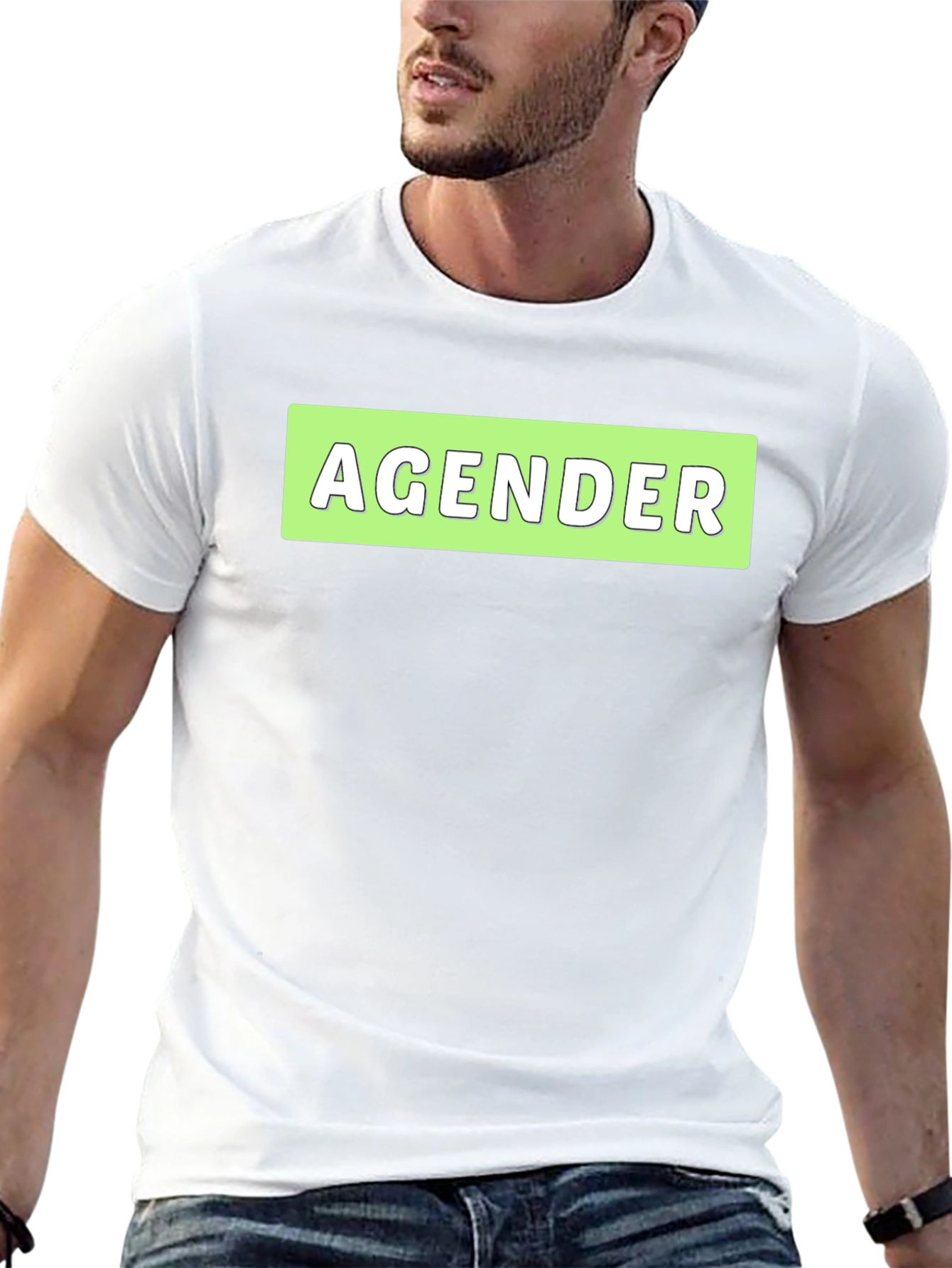 Agender Statement T-Shirt - Black