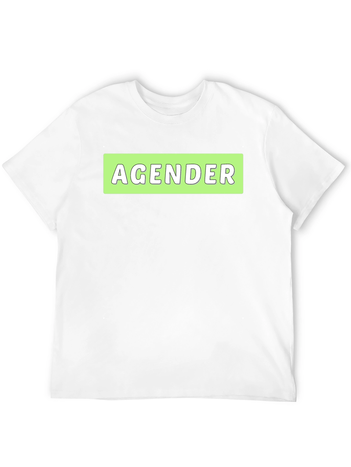 Agender Statement T-Shirt - Black