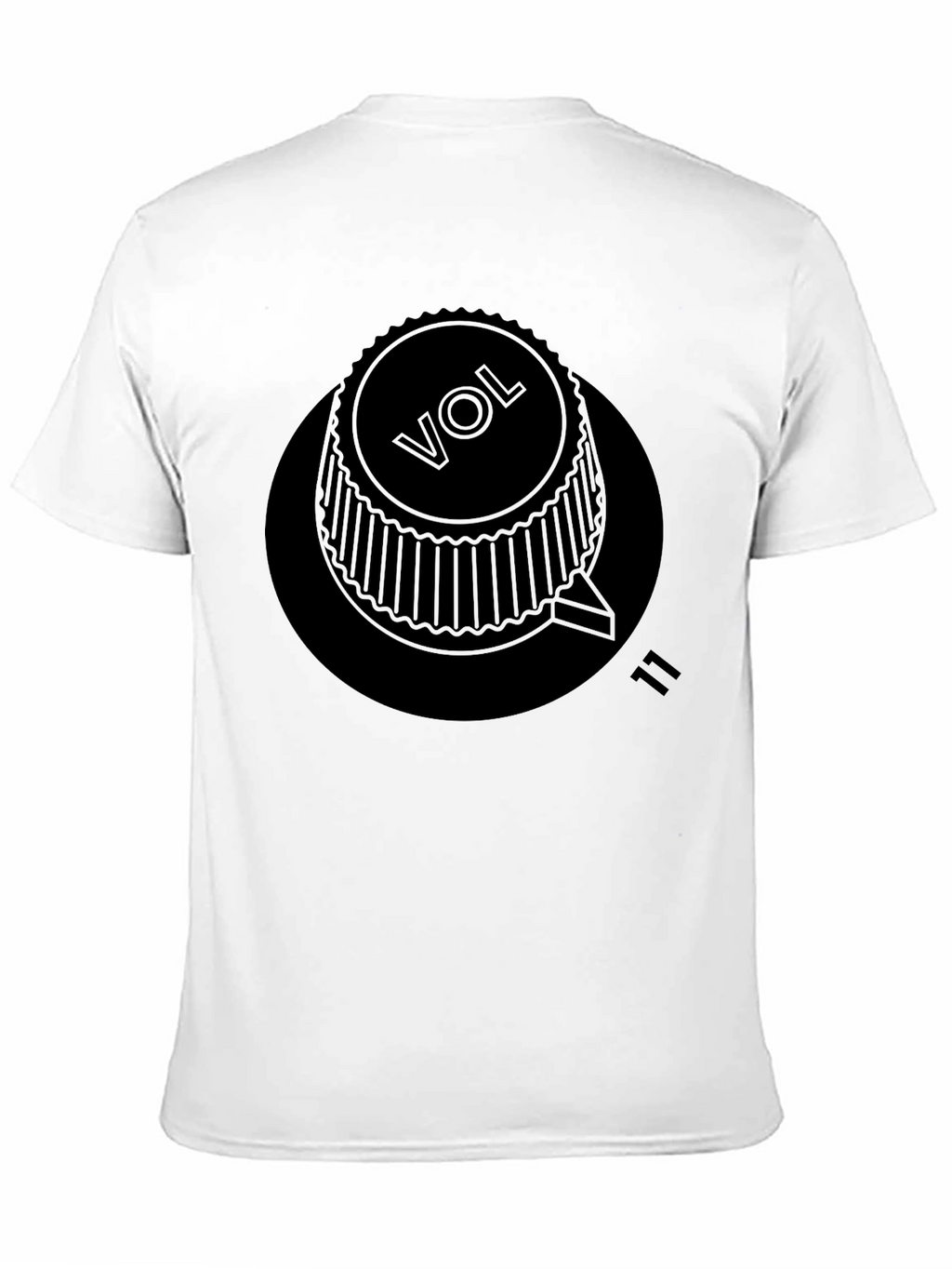 Volume Knob Eleven Black T-Shirt