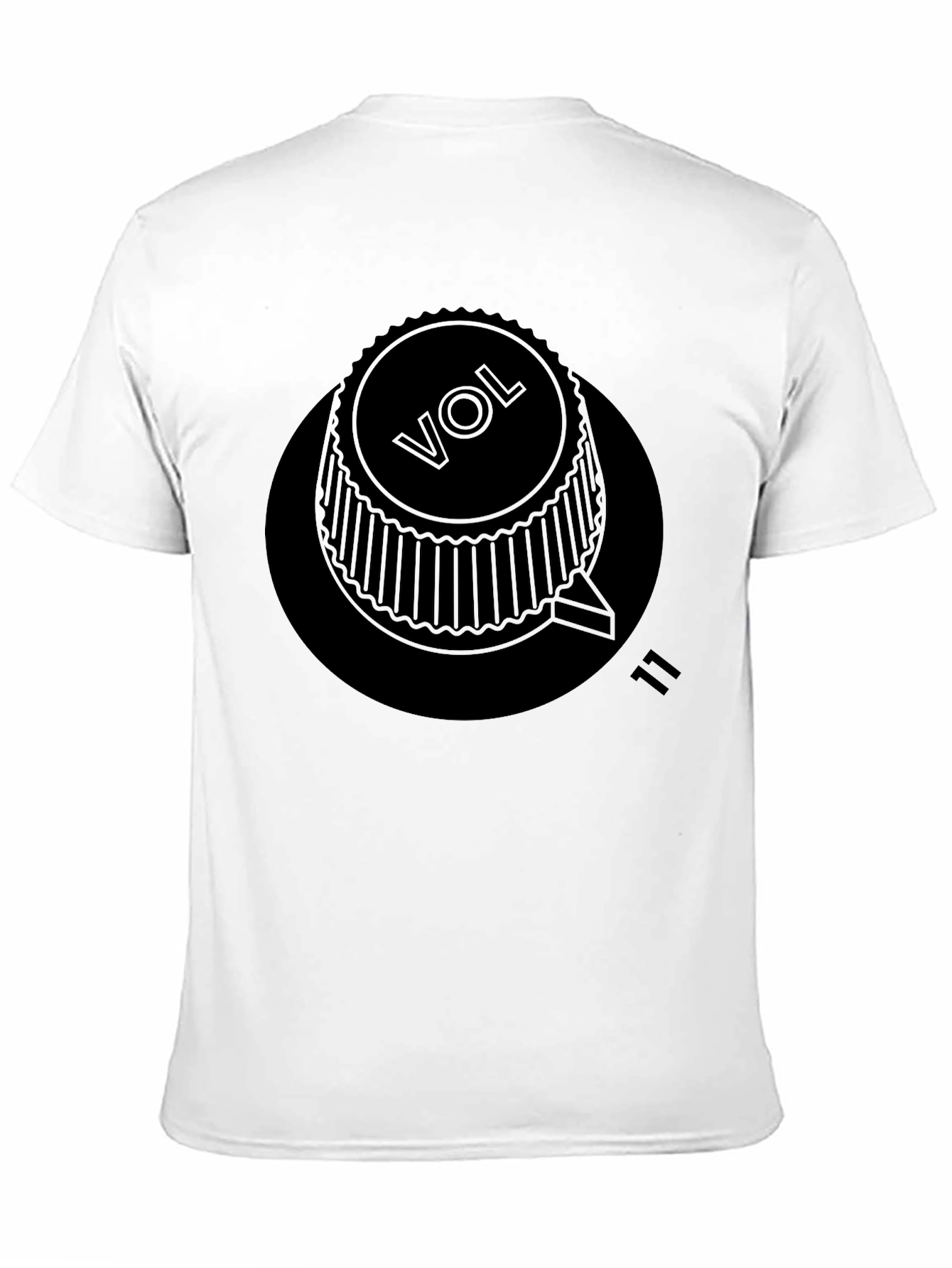 Volume Knob Eleven Black T-Shirt