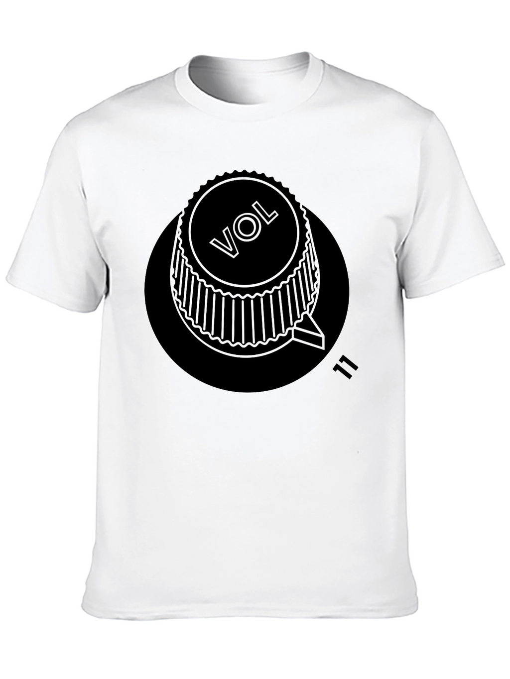 Volume Knob Eleven Black T-Shirt