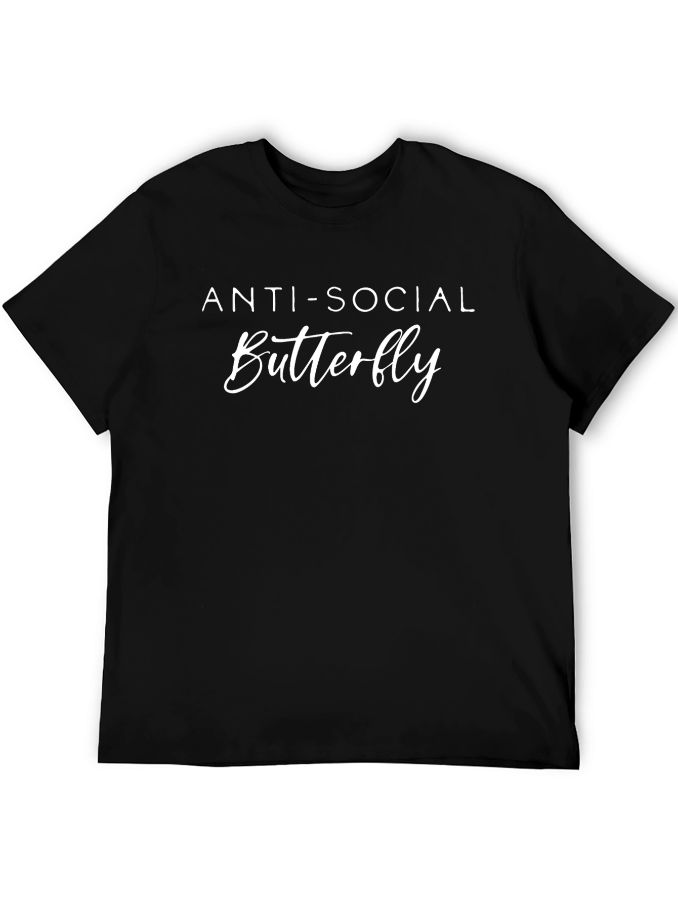 Anti-Social Butterfly Black T-Shirt