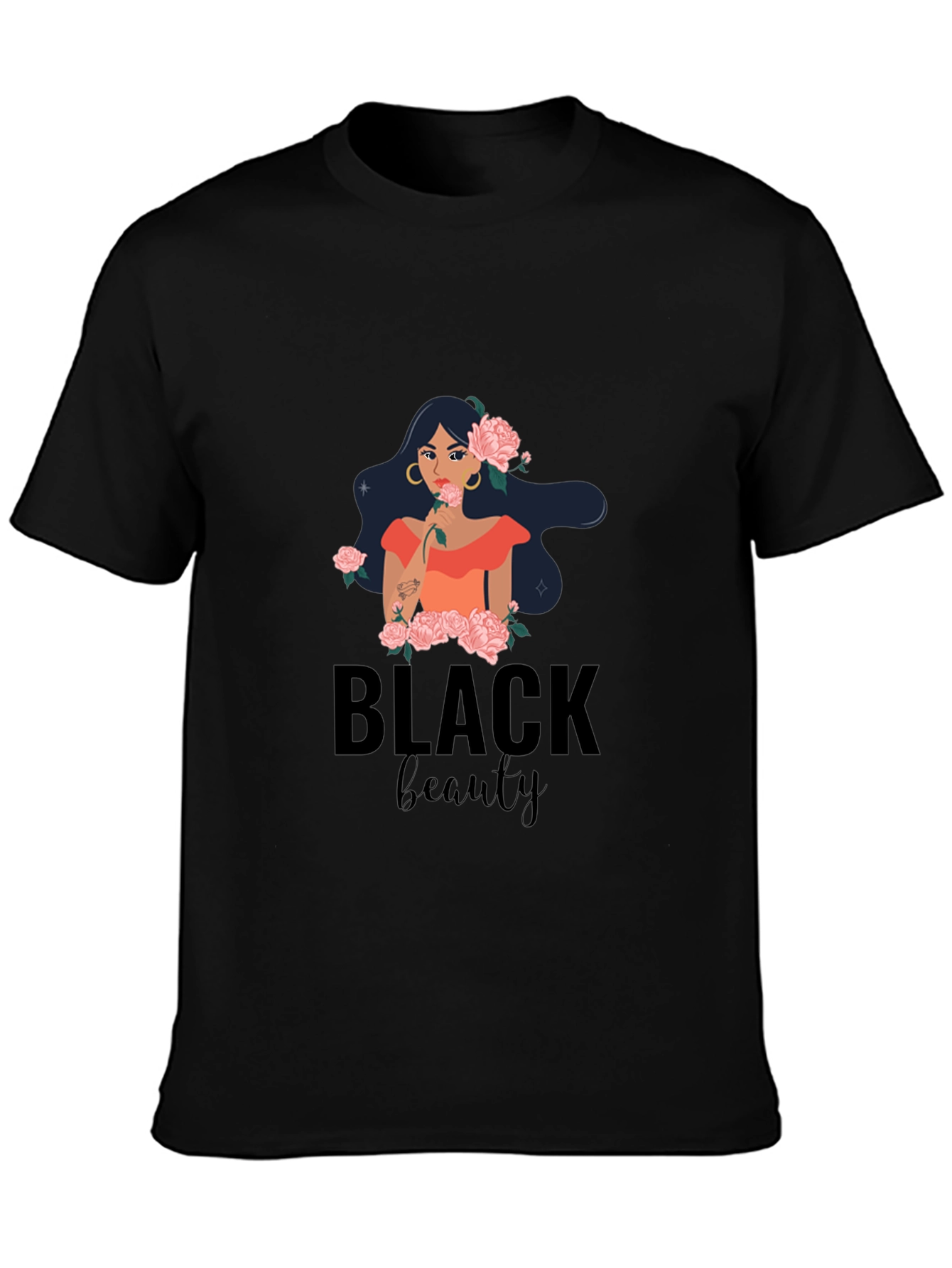 Black Beauty Graphic Tee - Stylish Comfort