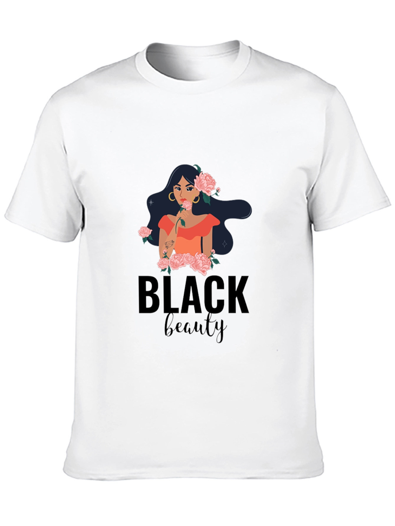 Black Beauty Graphic Tee - Stylish Comfort