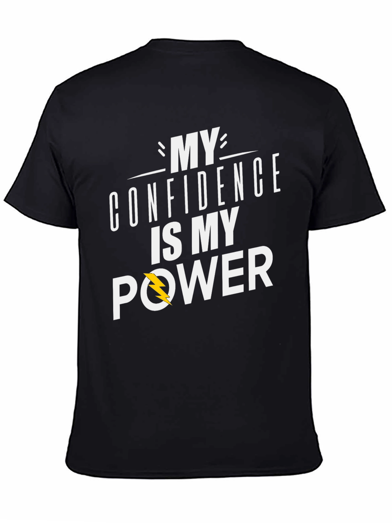 Confidence is My Power T-Shirt - Black