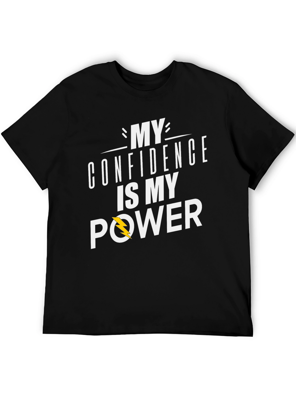 Confidence is My Power T-Shirt - Black