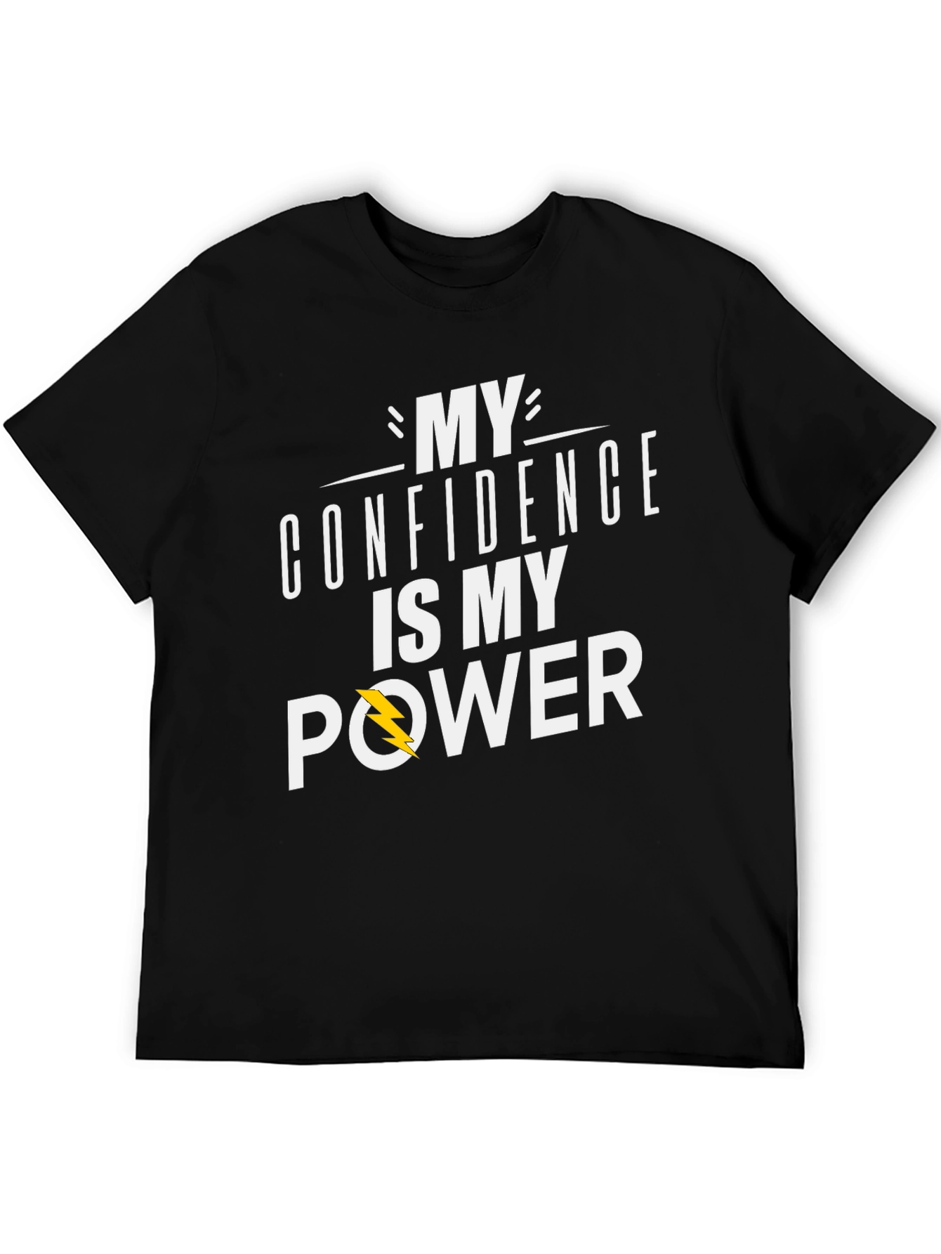 Confidence is My Power T-Shirt - Black