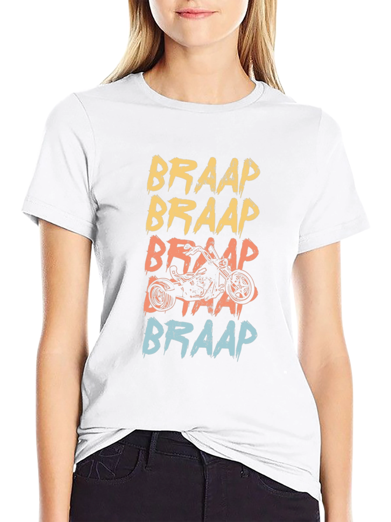Braap Motorcycle Graphic Tee - Black