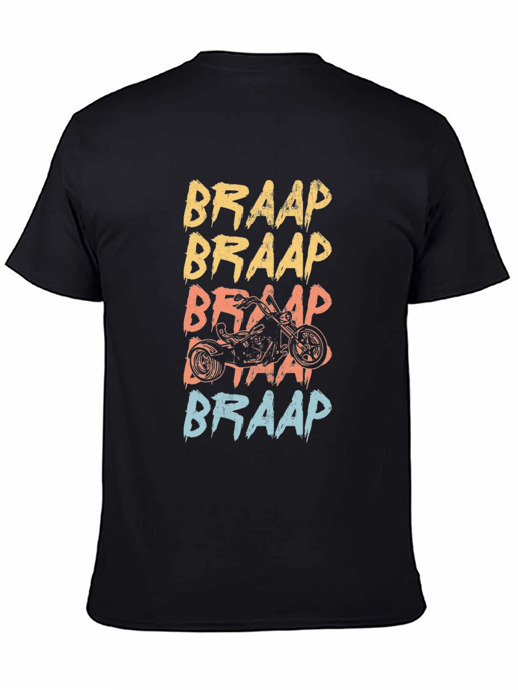 Braap Motorcycle Graphic Tee - Black