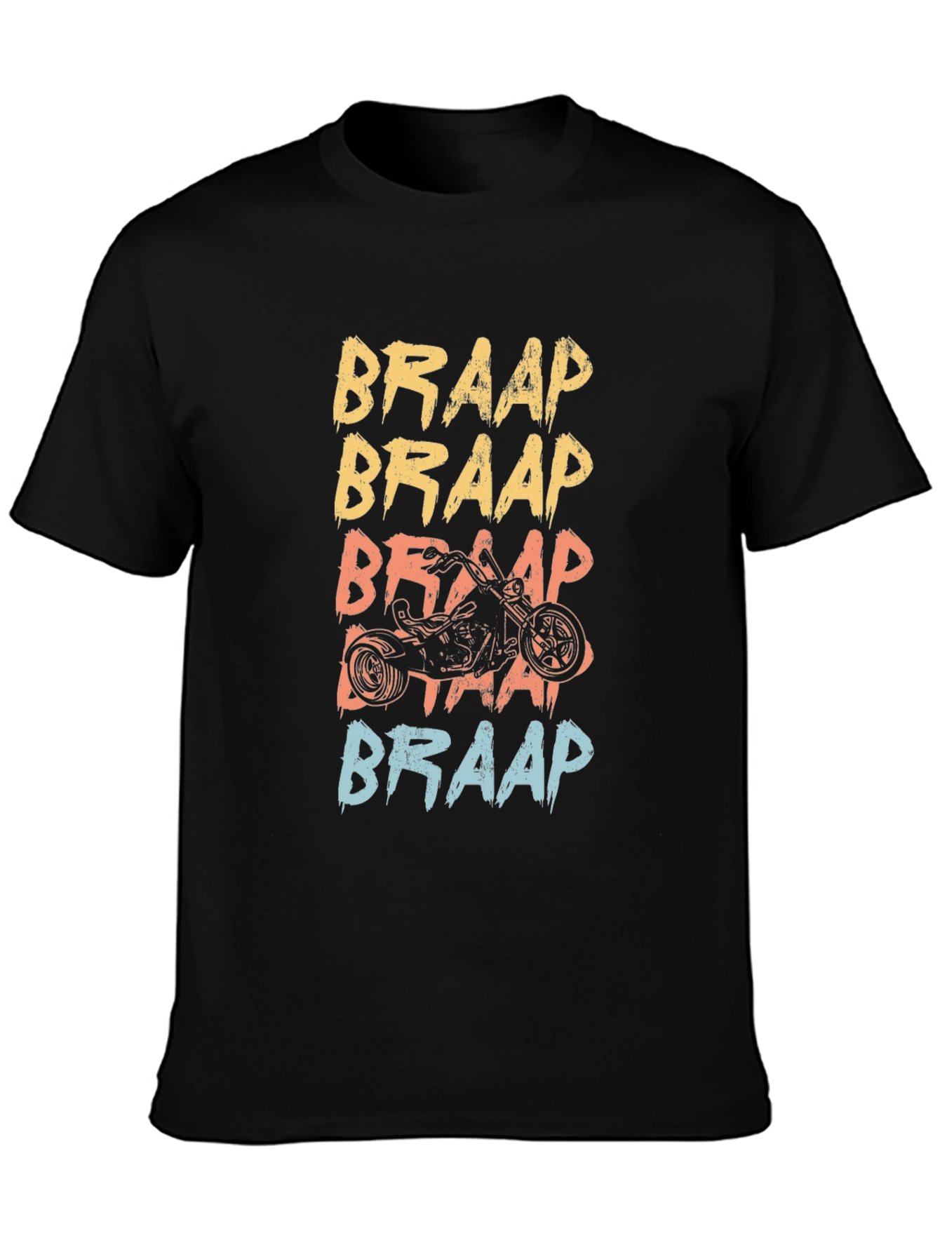 Braap Motorcycle Graphic Tee - Black