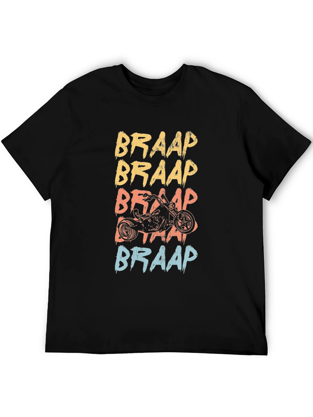 Braap Motorcycle Graphic Tee - Black