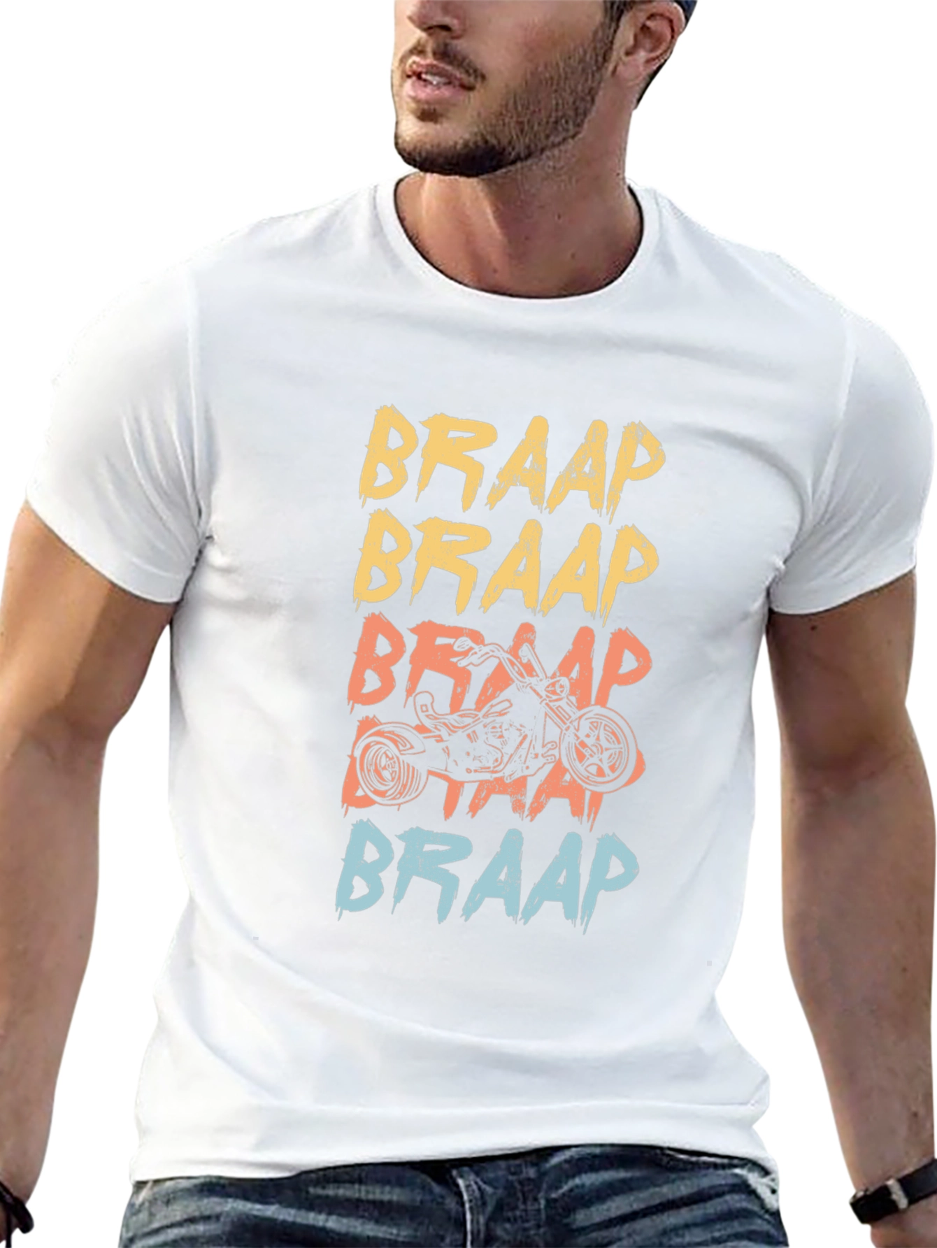 Braap Motorcycle Graphic Tee - Black