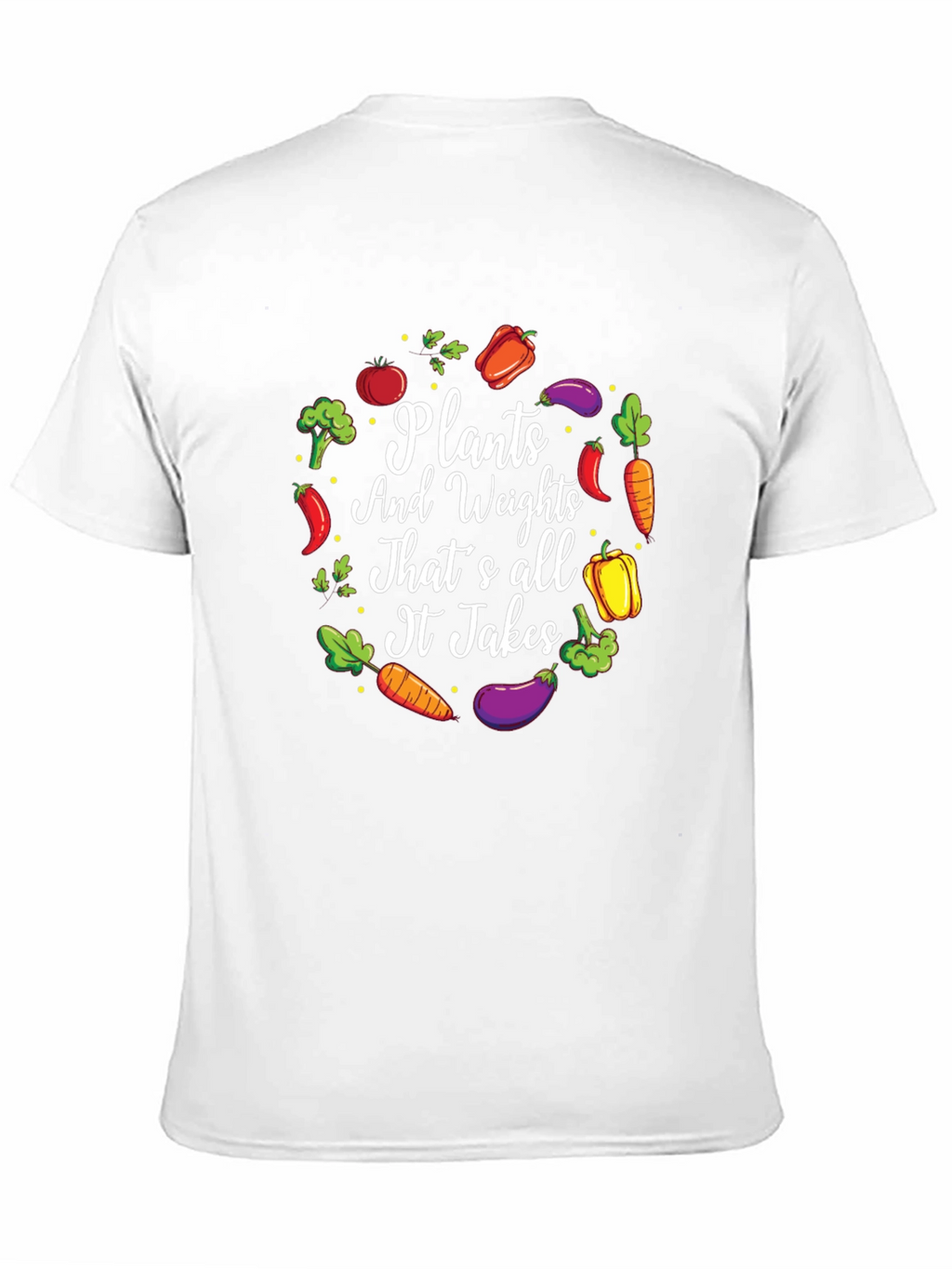 Plants and Weights Graphic T-Shirt
