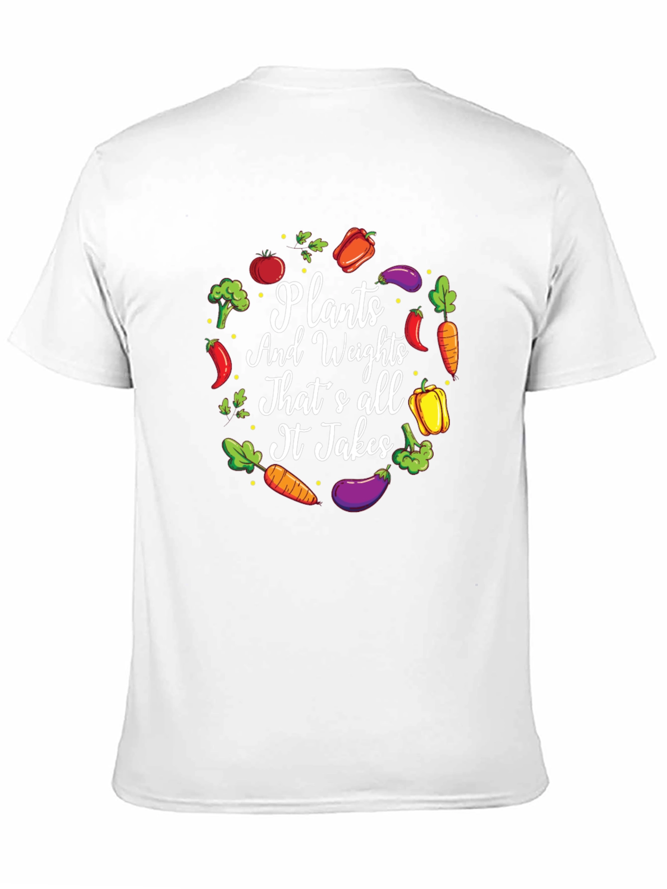 Plants and Weights Graphic T-Shirt
