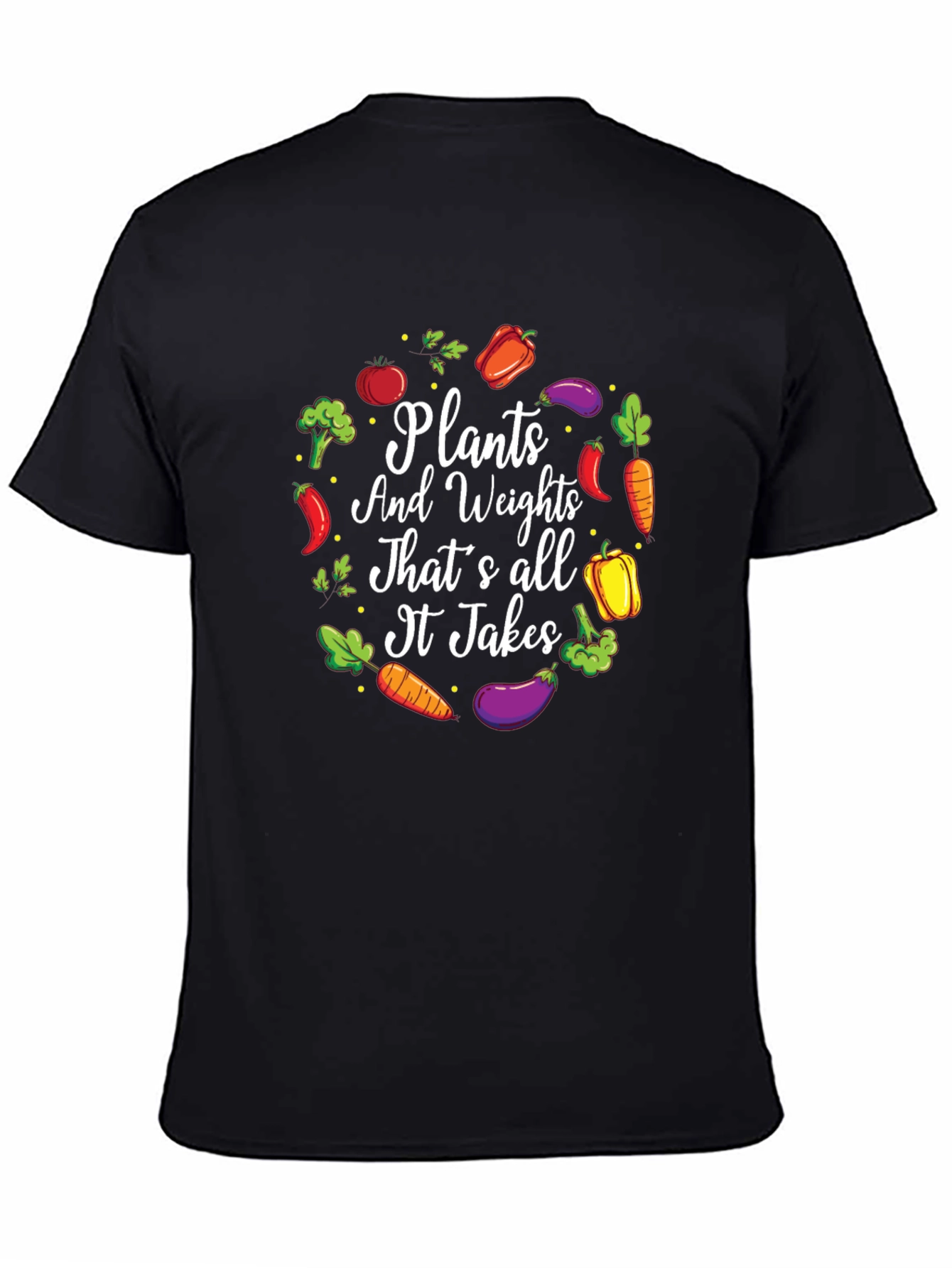 Plants and Weights Graphic T-Shirt