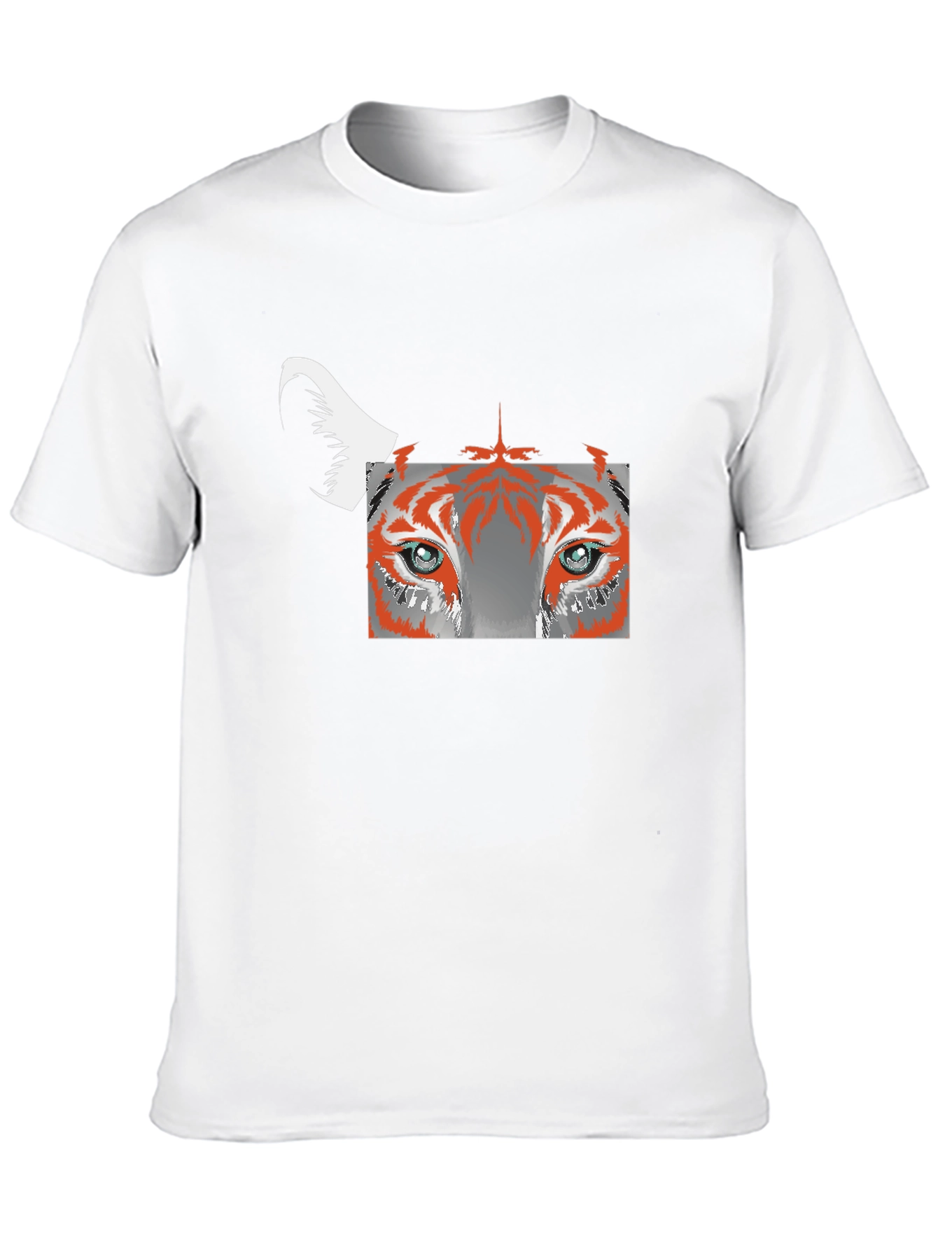 Tiger Eyes Graphic T-Shirt - Bold Statement Tee