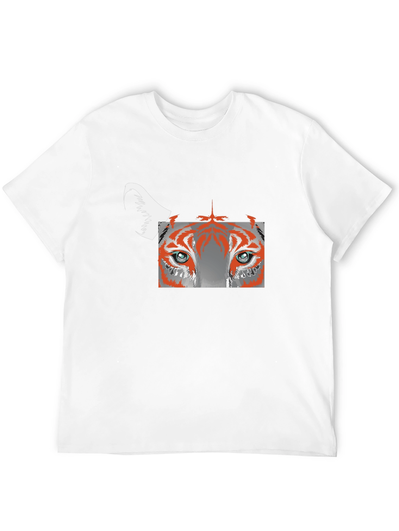 Tiger Eyes Graphic T-Shirt - Bold Statement Tee