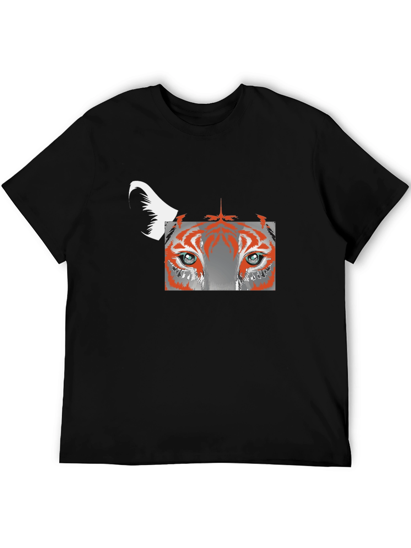 Tiger Eyes Graphic T-Shirt - Bold Statement Tee