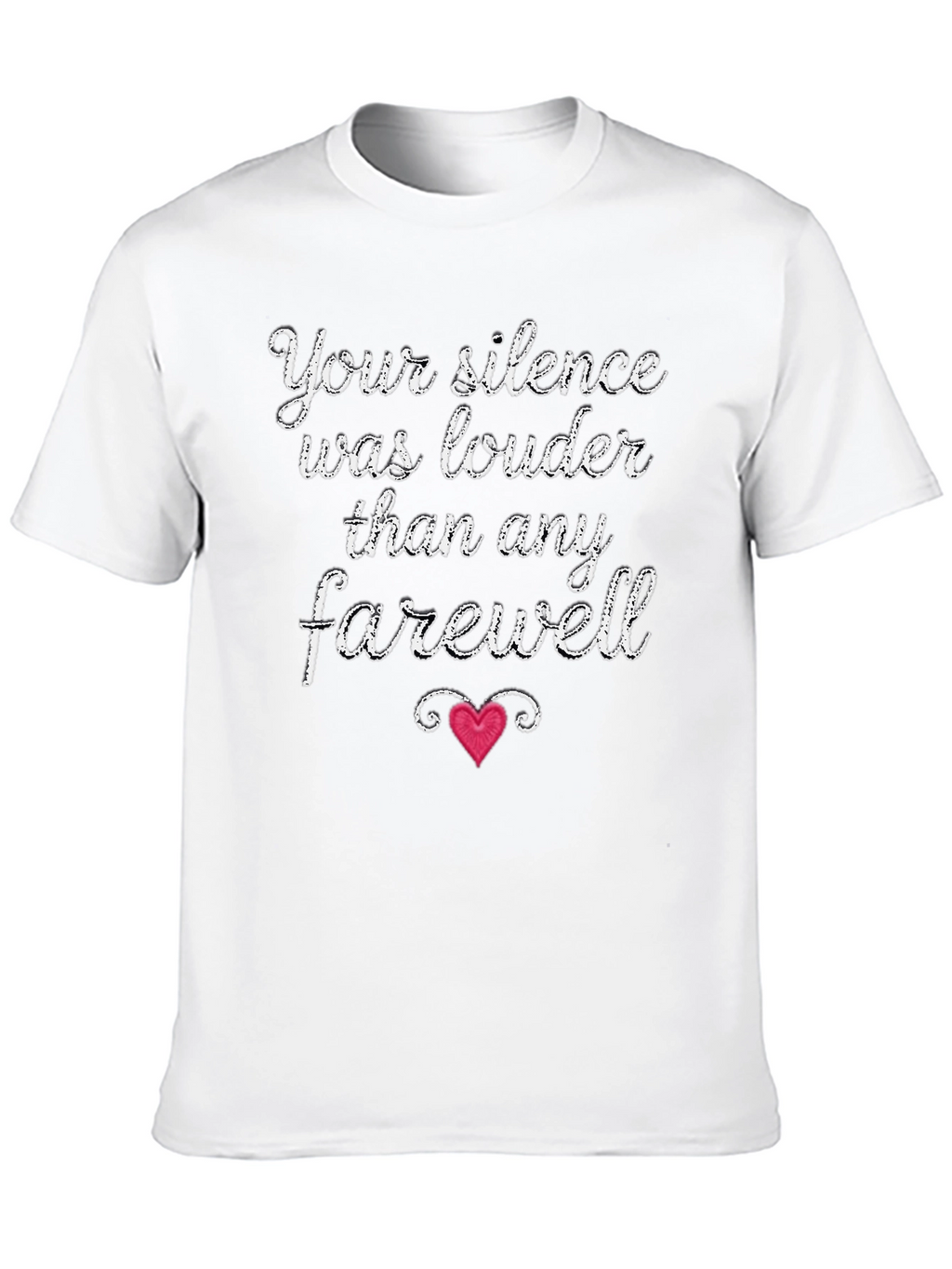 Silence Louder Than Farewell Graphic Tee