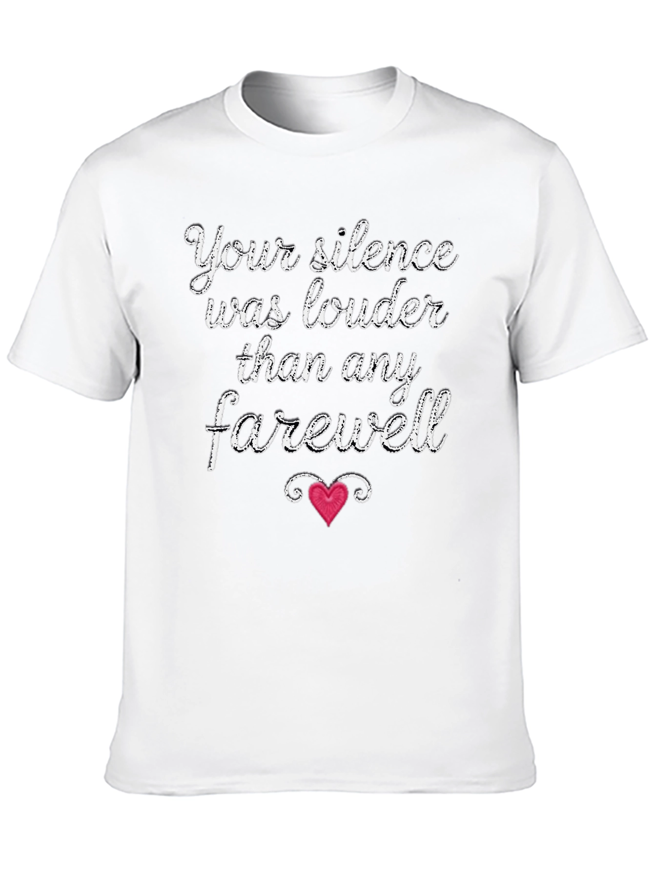Silence Louder Than Farewell Graphic Tee