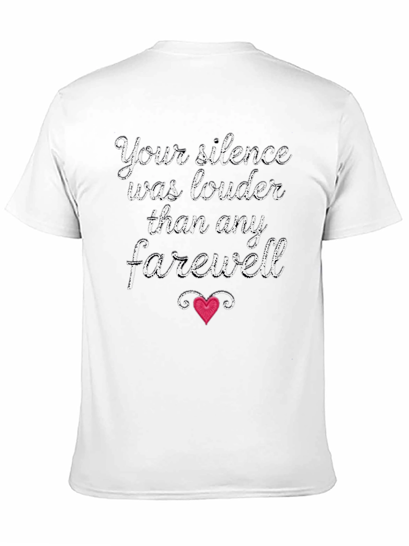 Silence Louder Than Farewell Graphic Tee