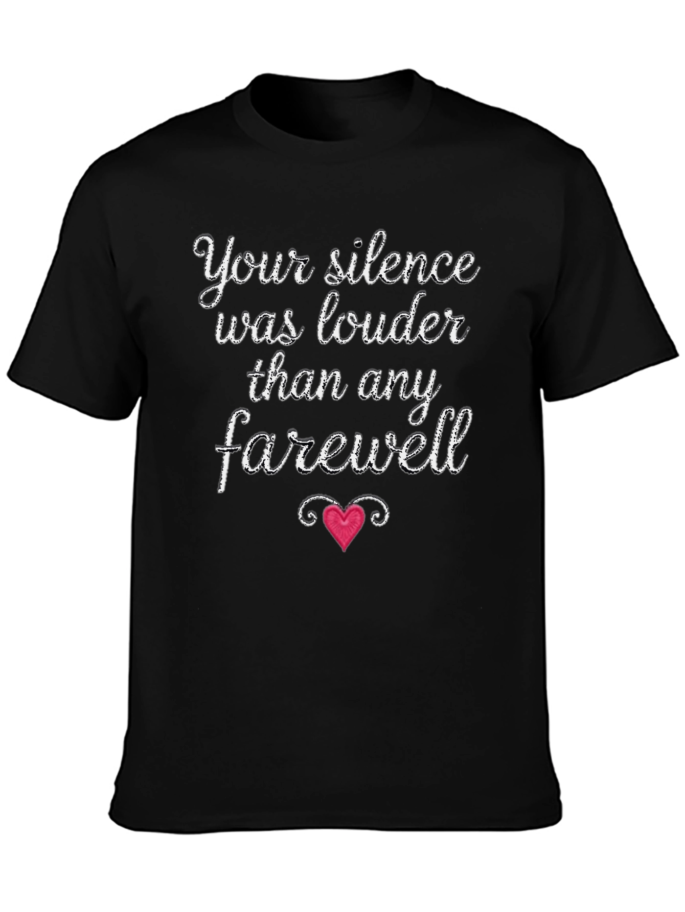 Silence Louder Than Farewell Graphic Tee