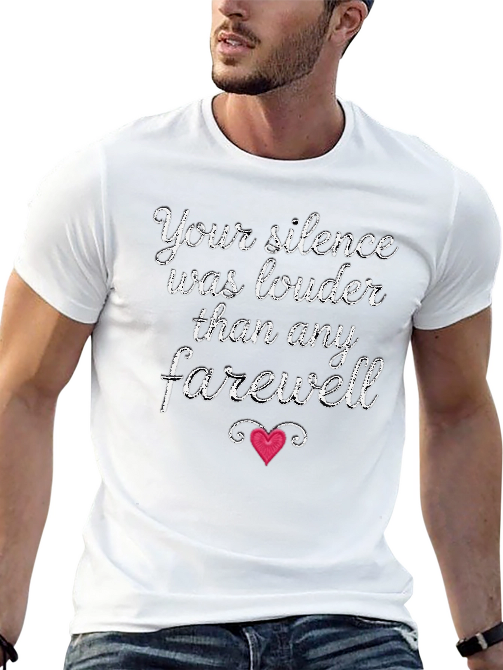 Silence Louder Than Farewell Graphic Tee