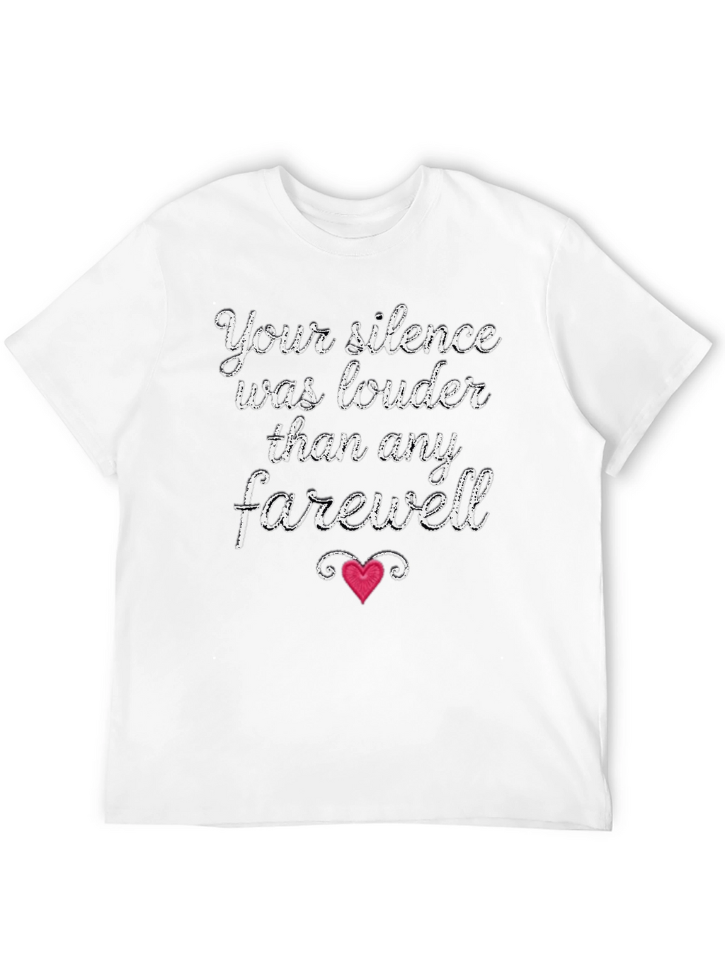 Silence Louder Than Farewell Graphic Tee