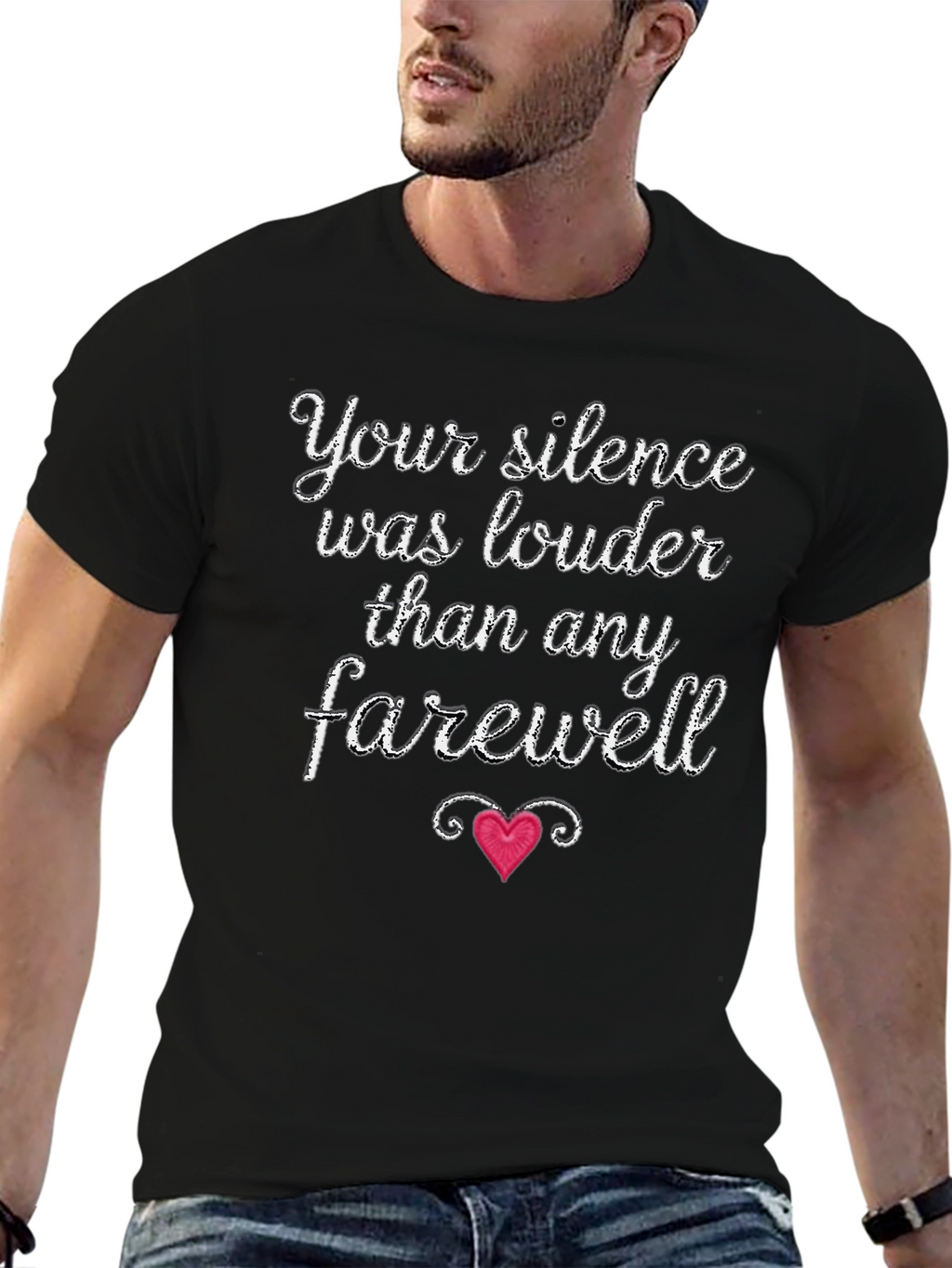 Silence Louder Than Farewell Graphic Tee