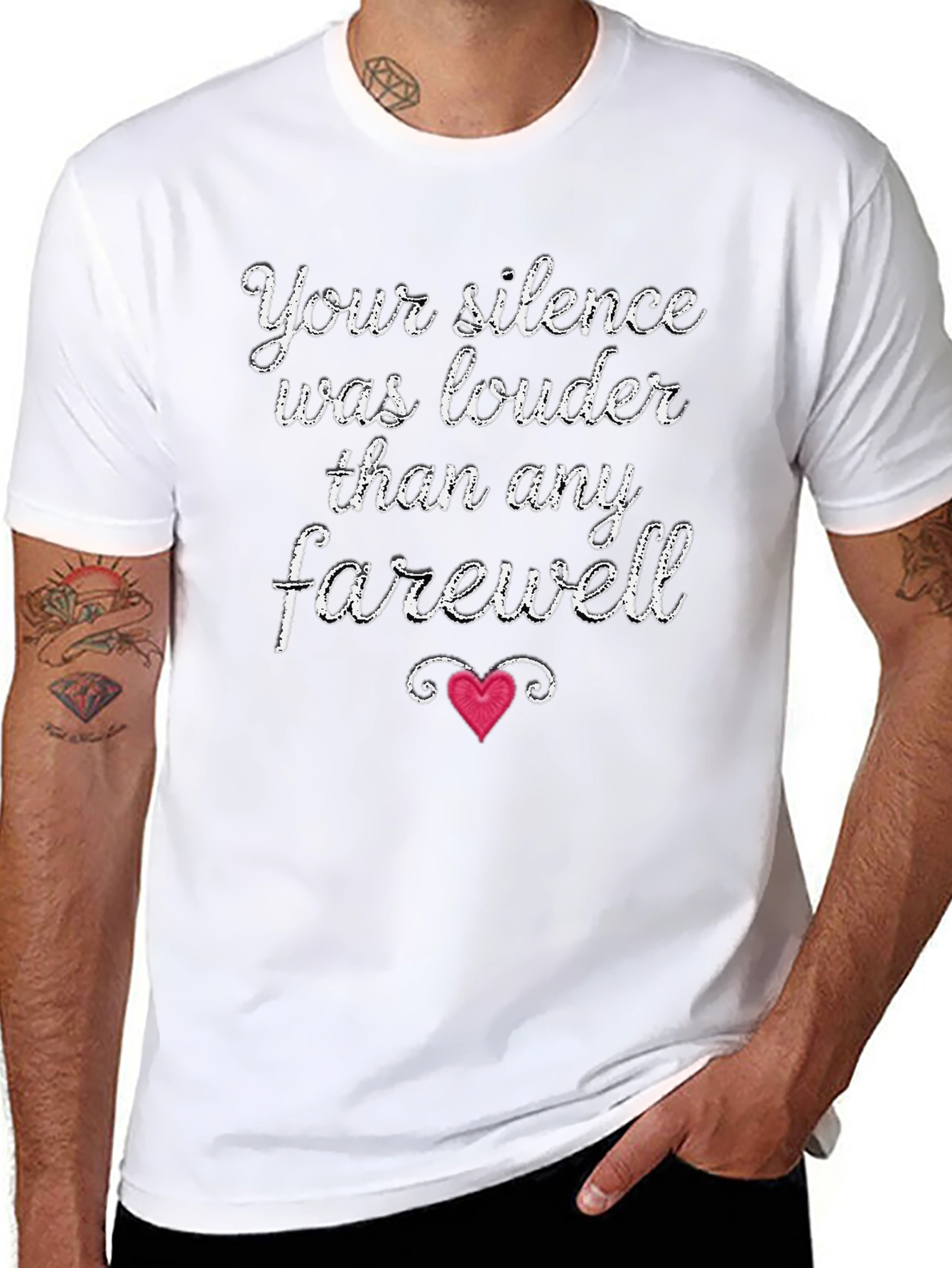 Silence Louder Than Farewell Graphic Tee