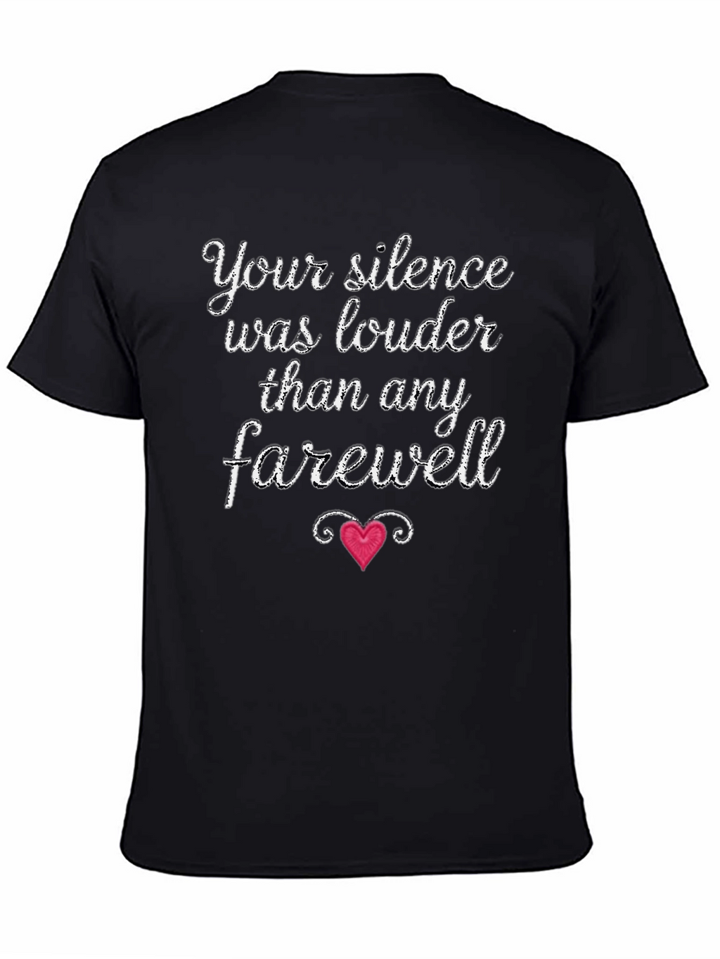 Silence Louder Than Farewell Graphic Tee