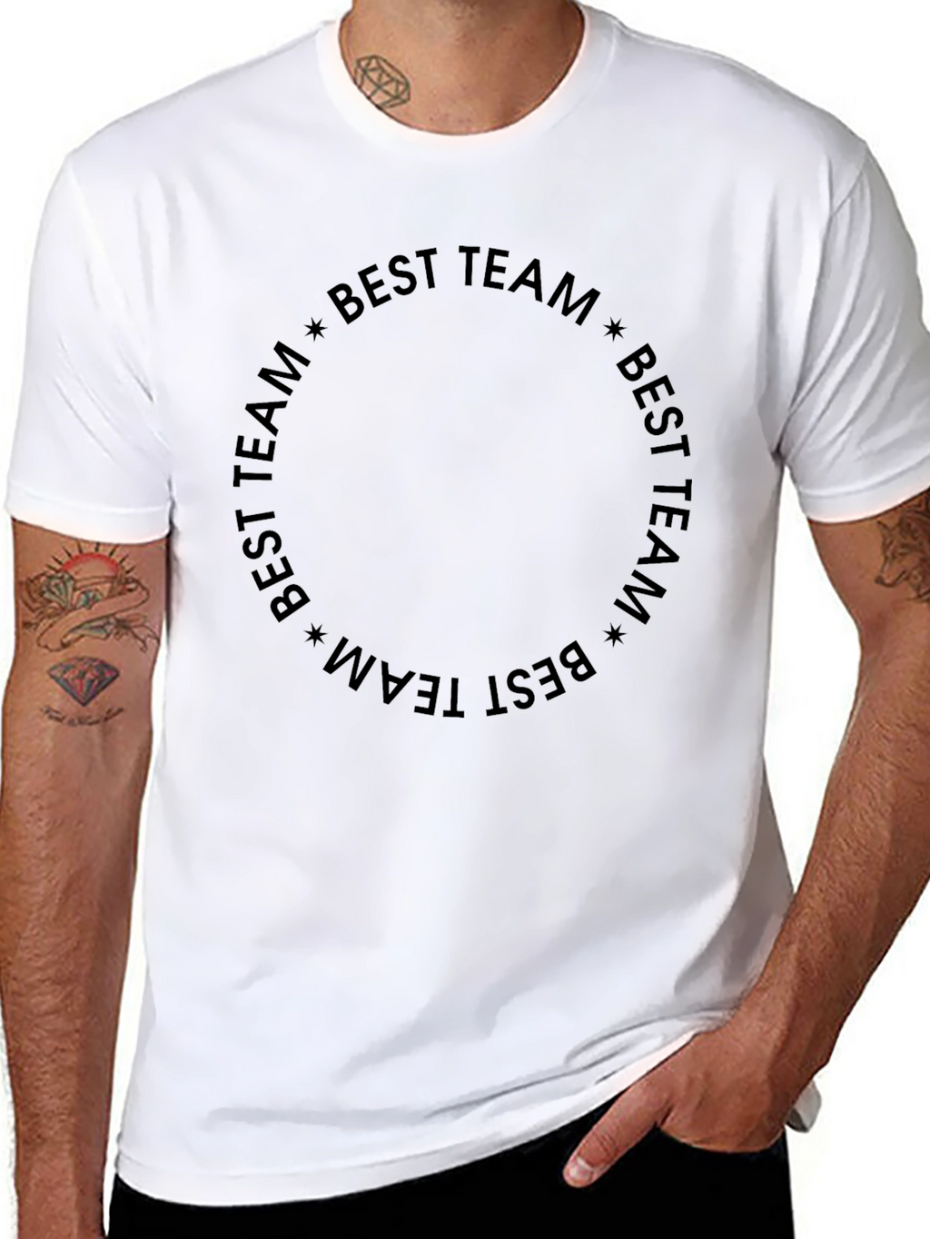 Best Team Black T-Shirt