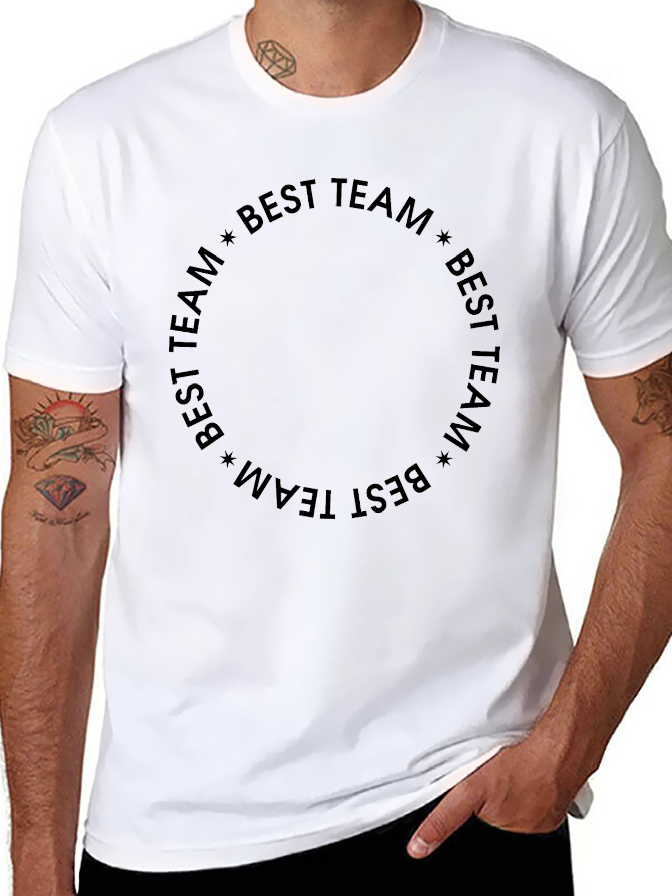 Best Team Black T-Shirt