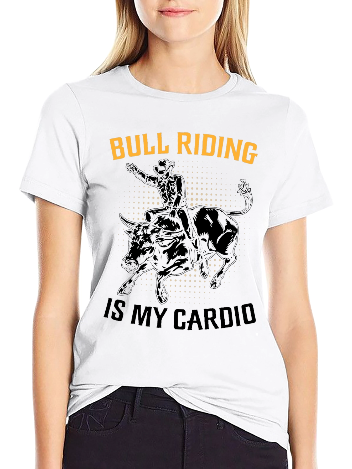 Bull Riding Cardio Graphic Tee