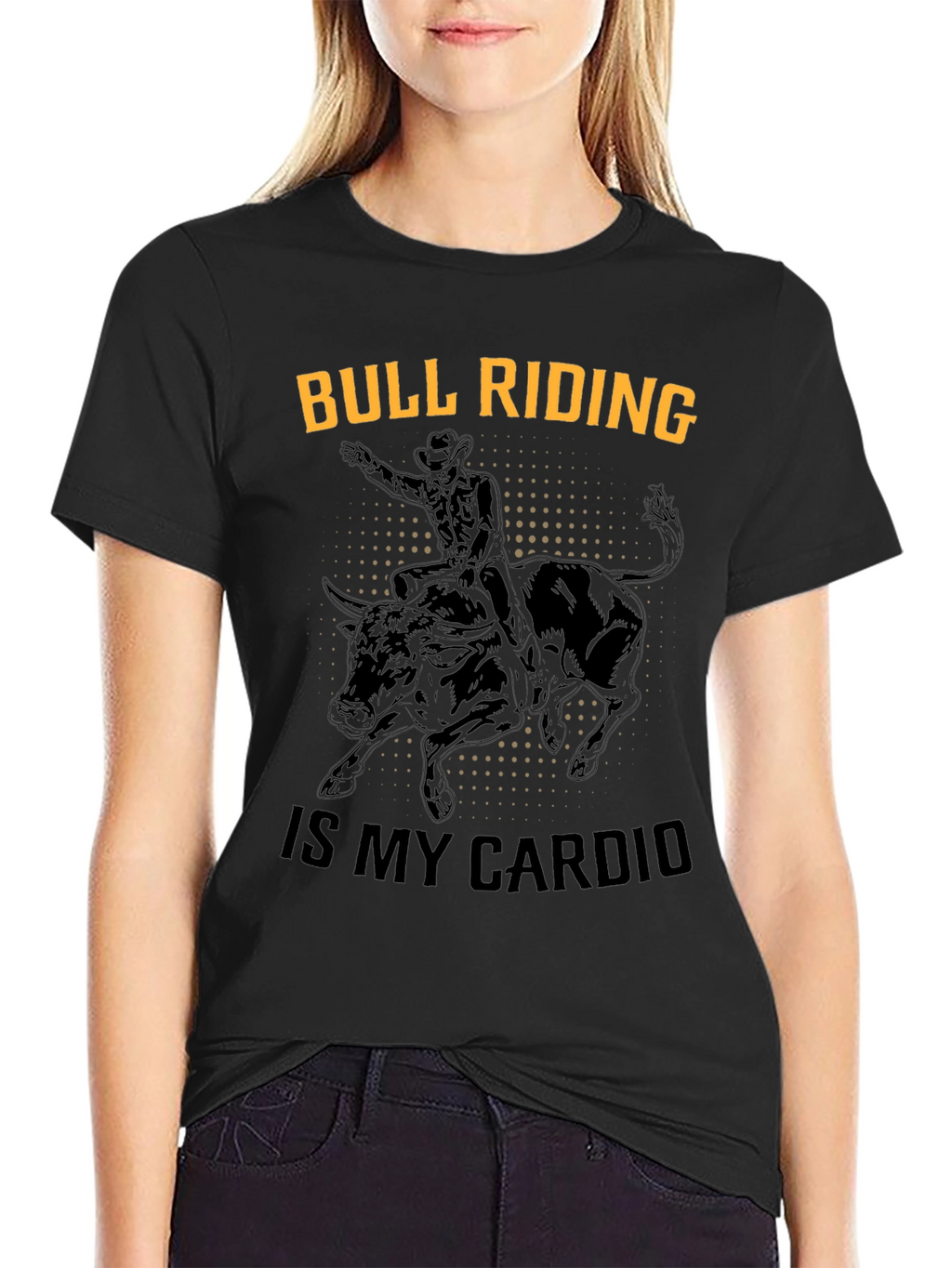 Bull Riding Cardio Graphic Tee