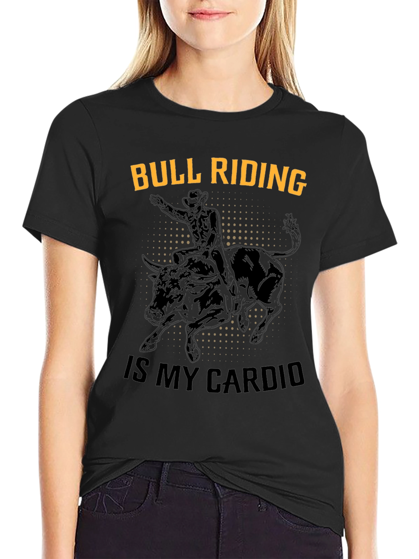 Bull Riding Cardio Graphic Tee