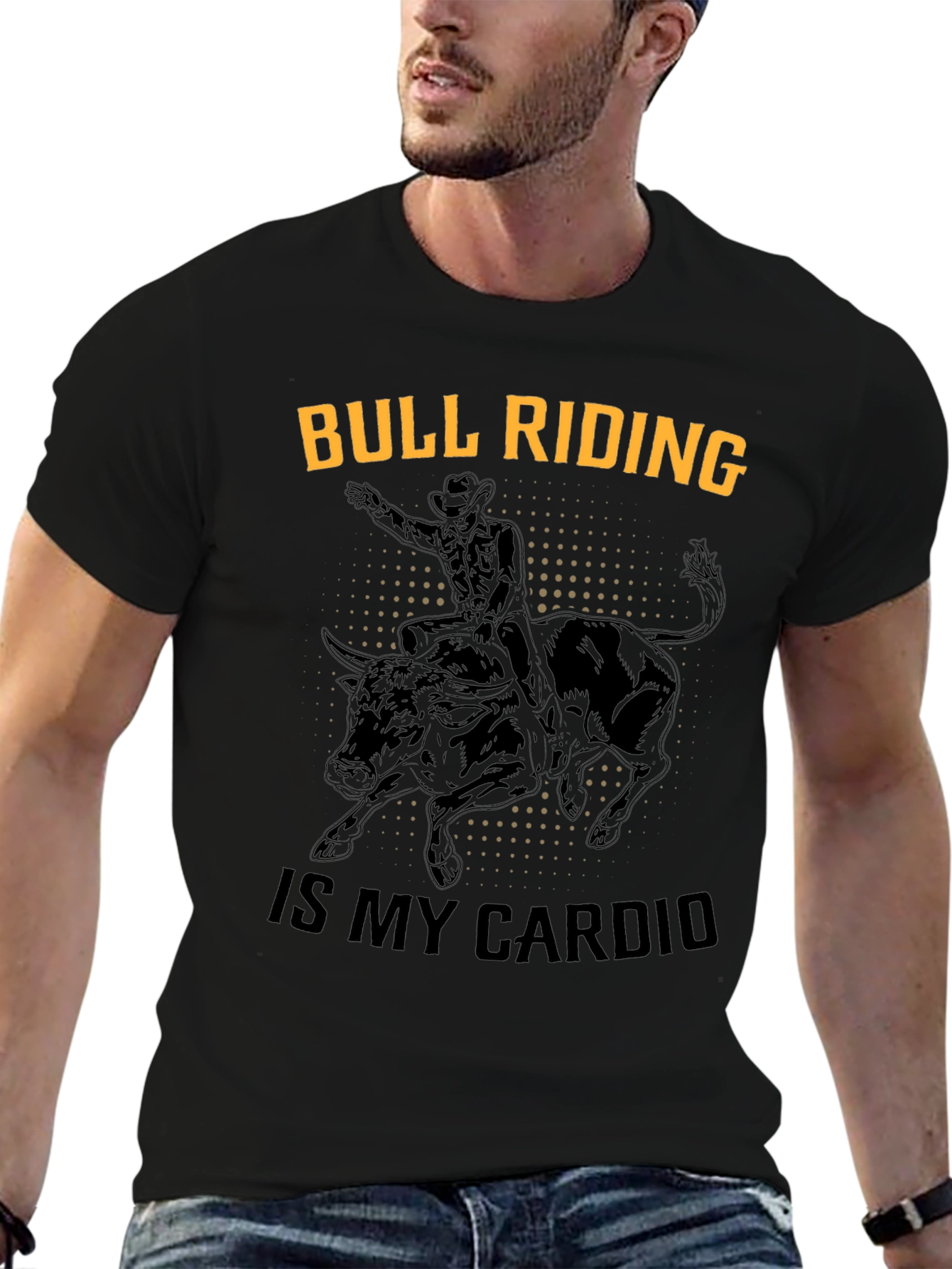 Bull Riding Cardio Graphic Tee