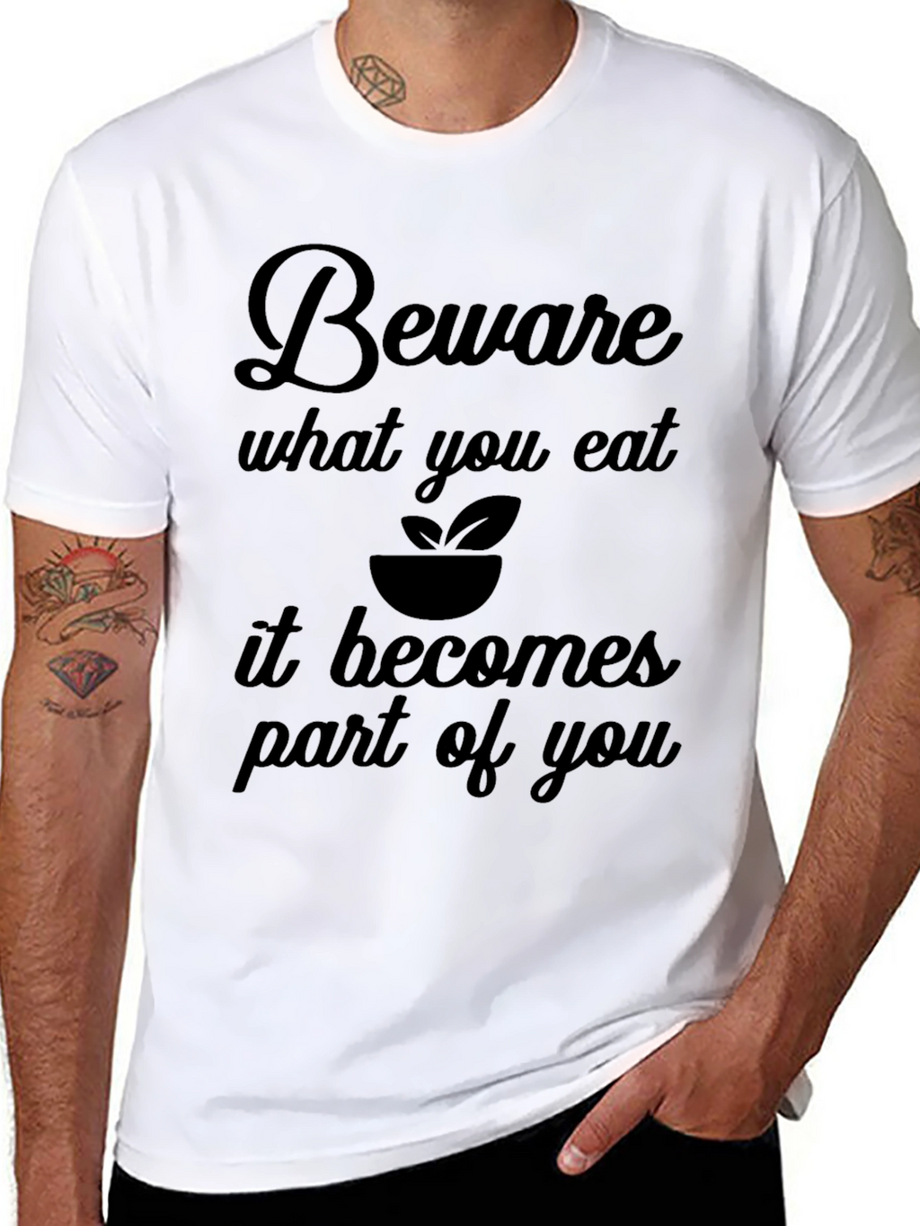 Beware What You Eat Graphic T-Shirt