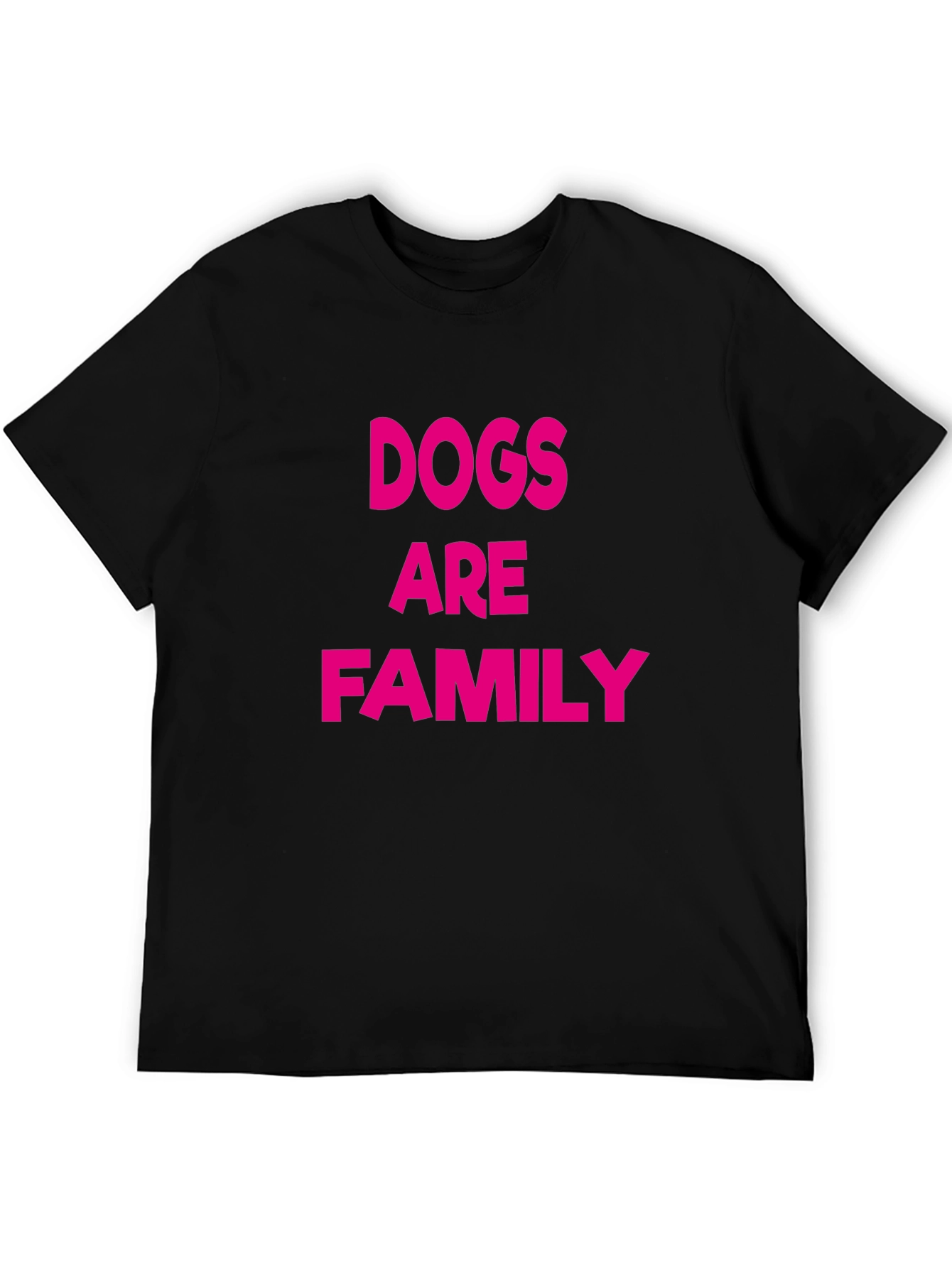 Dogs are Family Graphic Tee - Casual Comfort