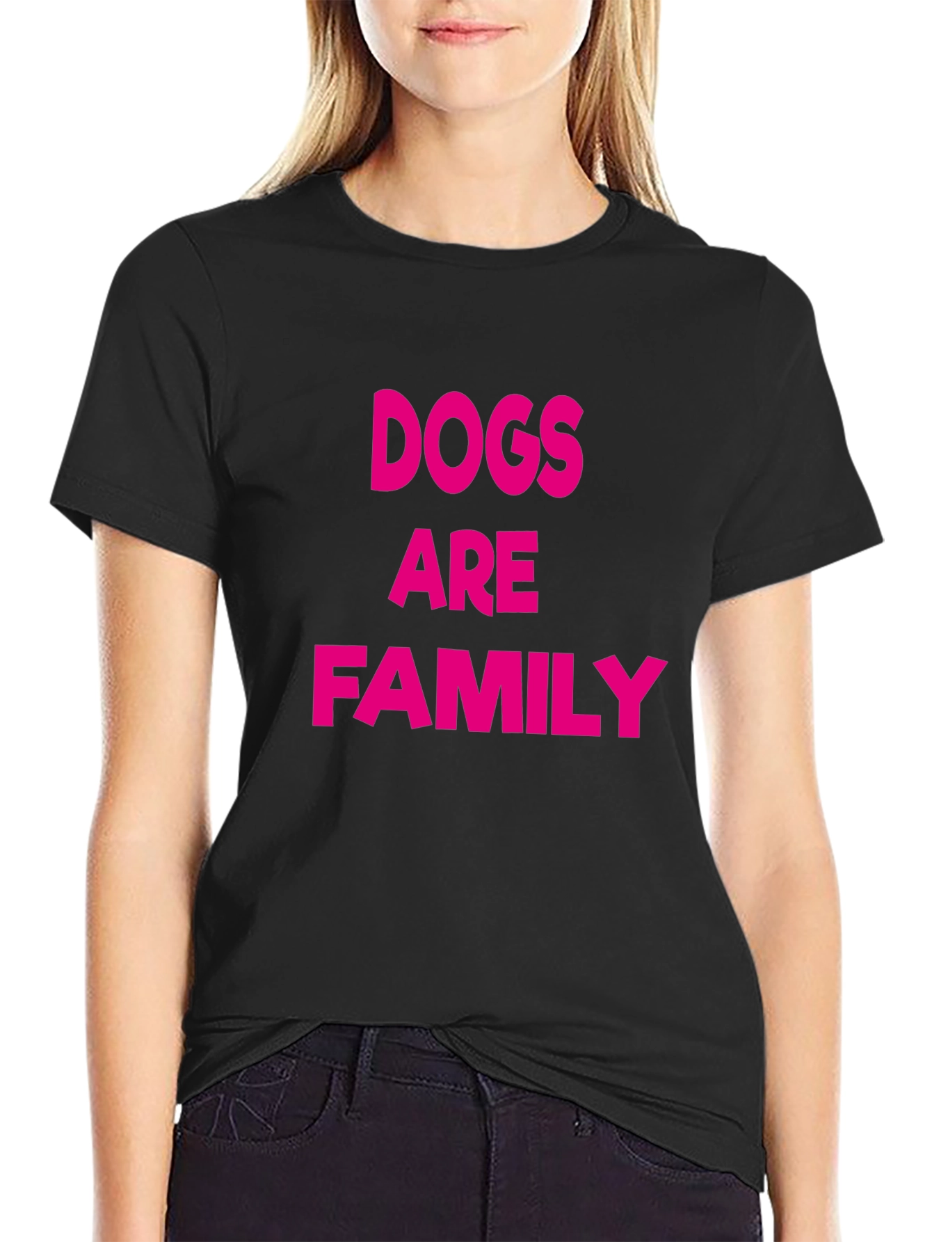Dogs are Family Graphic Tee - Casual Comfort
