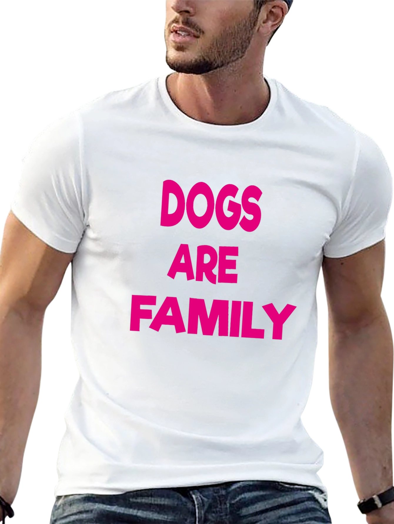 Dogs are Family Graphic Tee - Casual Comfort