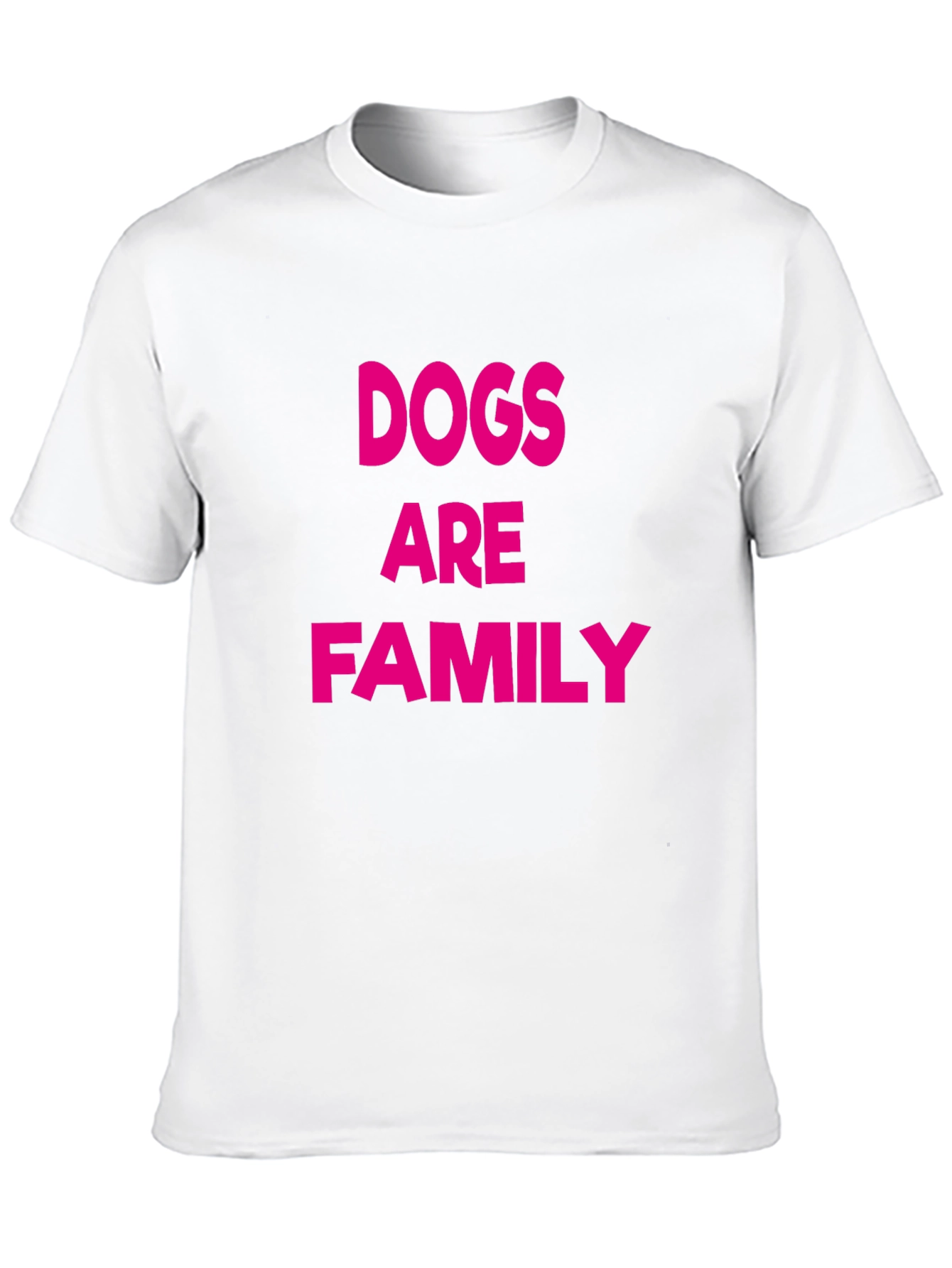Dogs are Family Graphic Tee - Casual Comfort