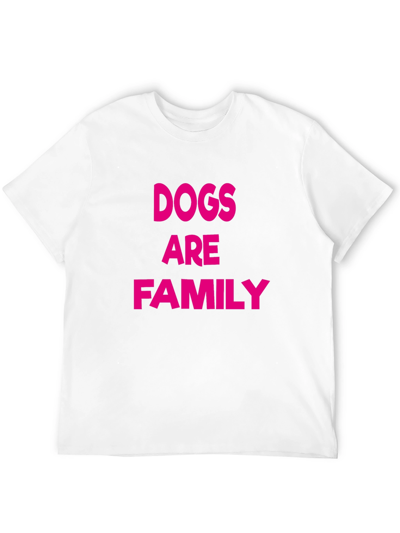 Dogs are Family Graphic Tee - Casual Comfort
