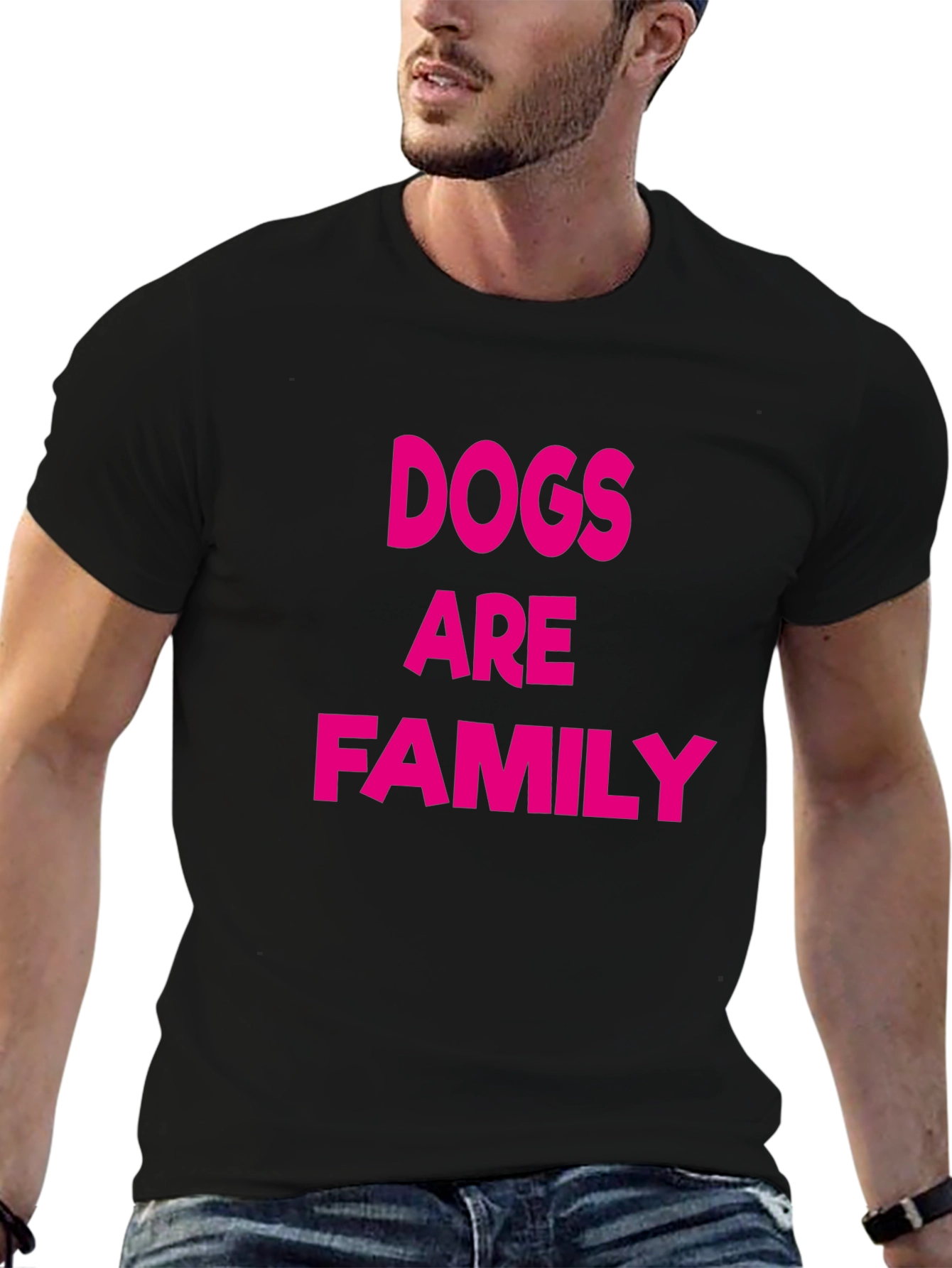 Dogs are Family Graphic Tee - Casual Comfort