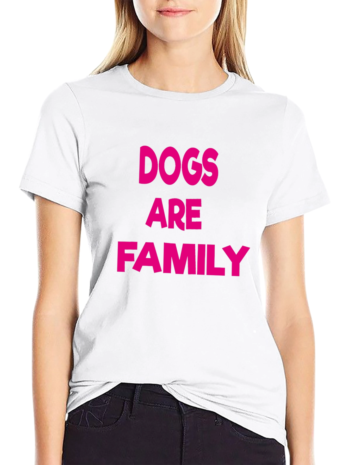Dogs are Family Graphic Tee - Casual Comfort