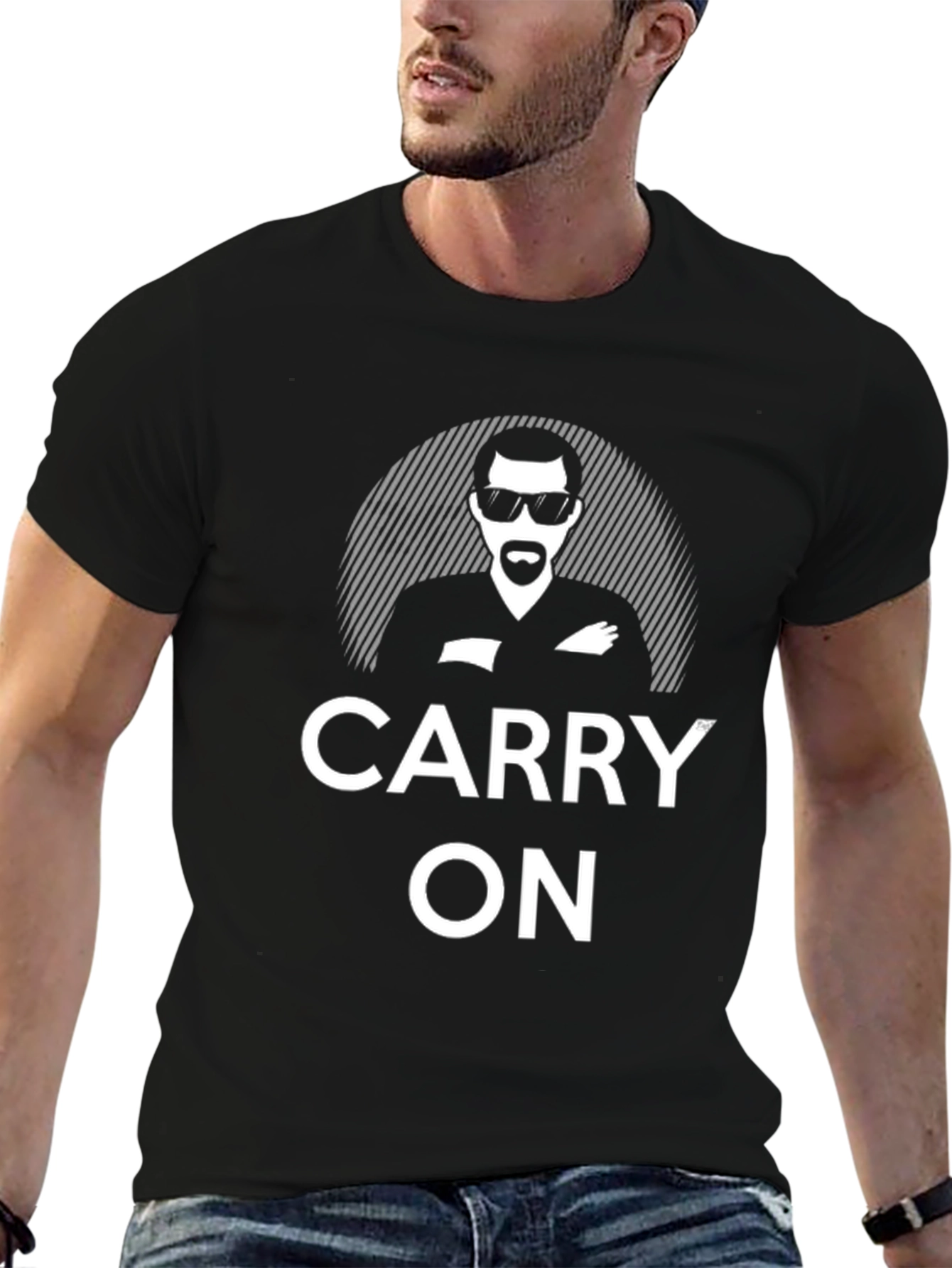 Carry On Graphic Tee - Cool Retro Design