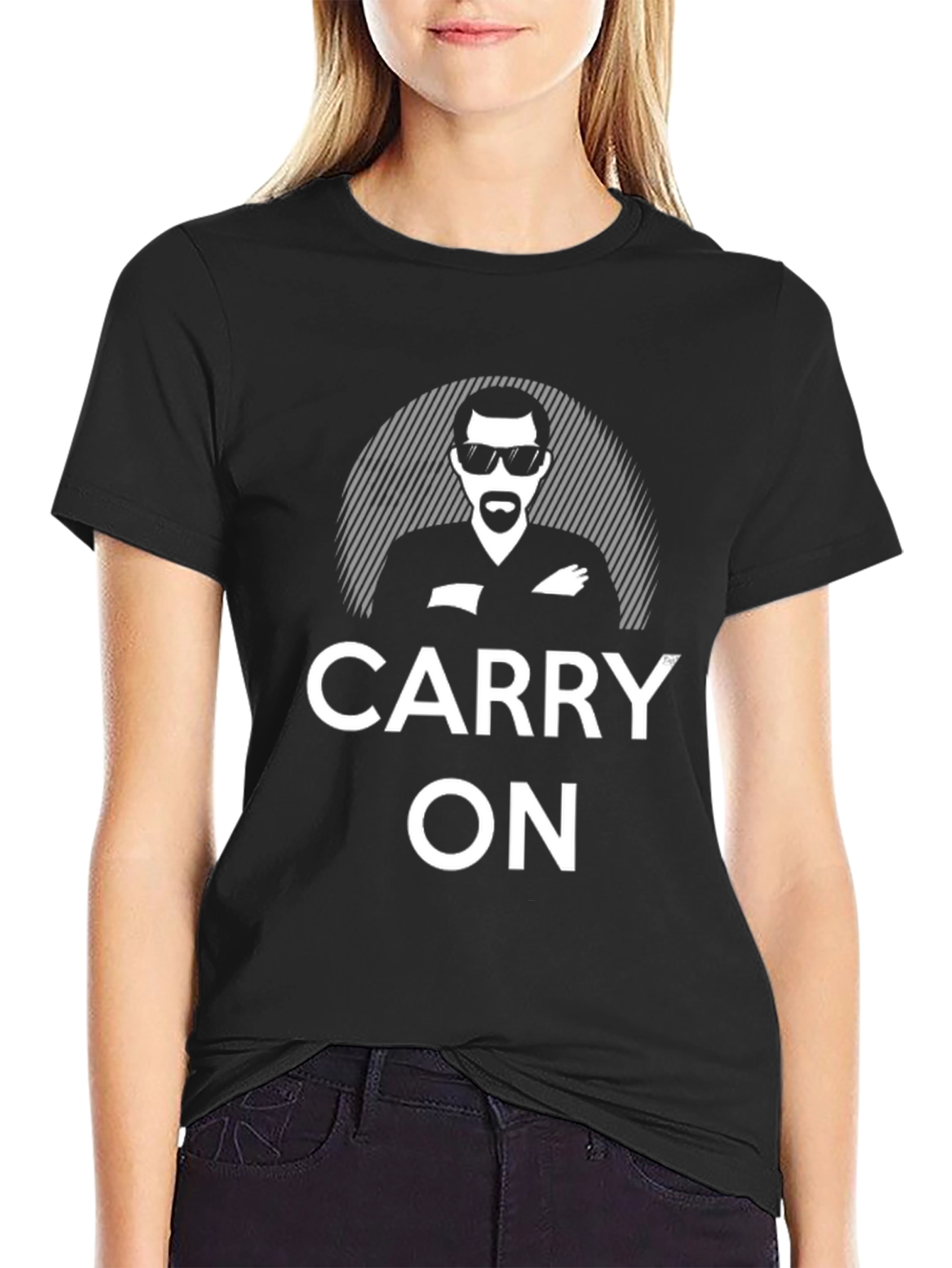 Carry On Graphic Tee - Cool Retro Design