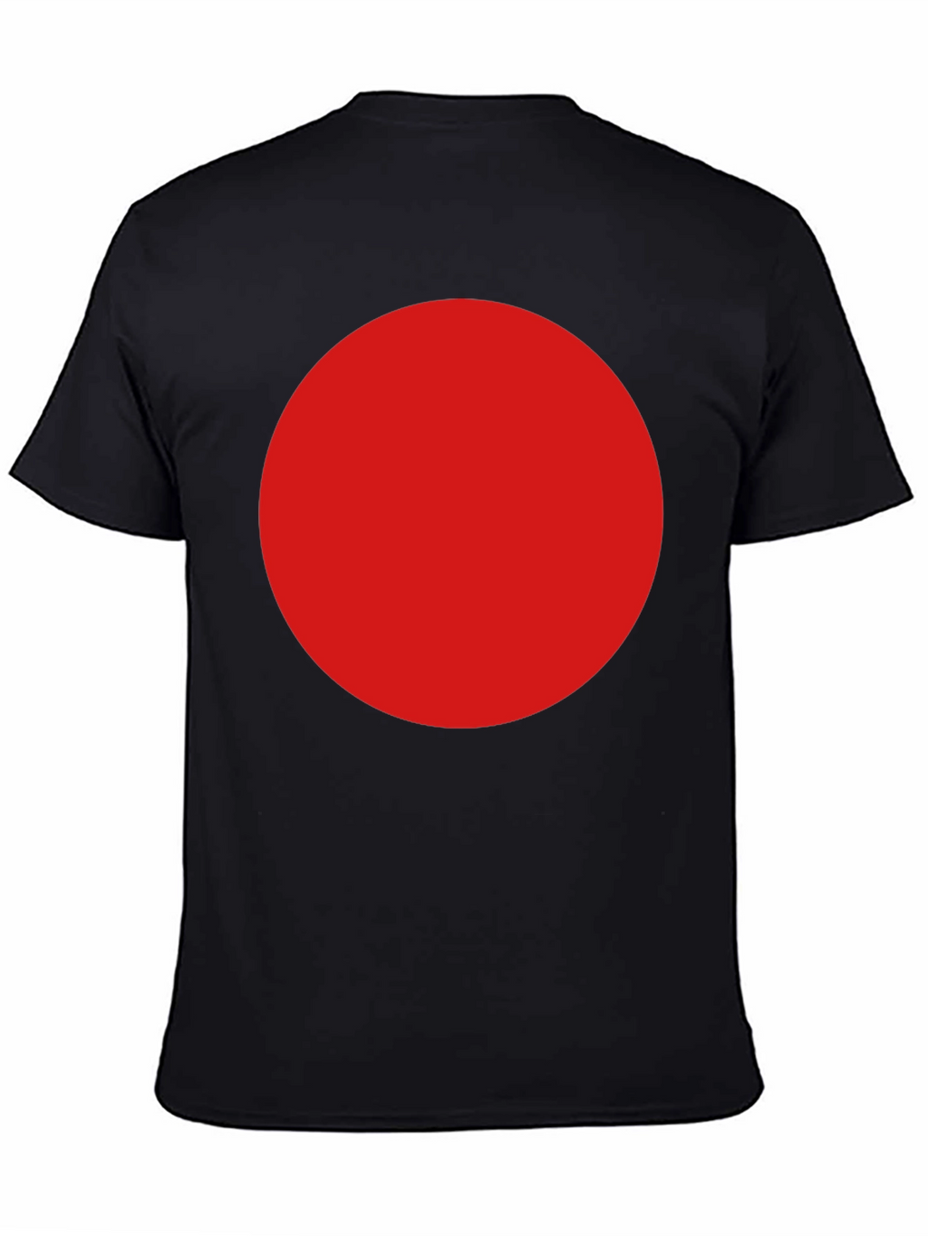 Bold Red Circle Graphic T-Shirt