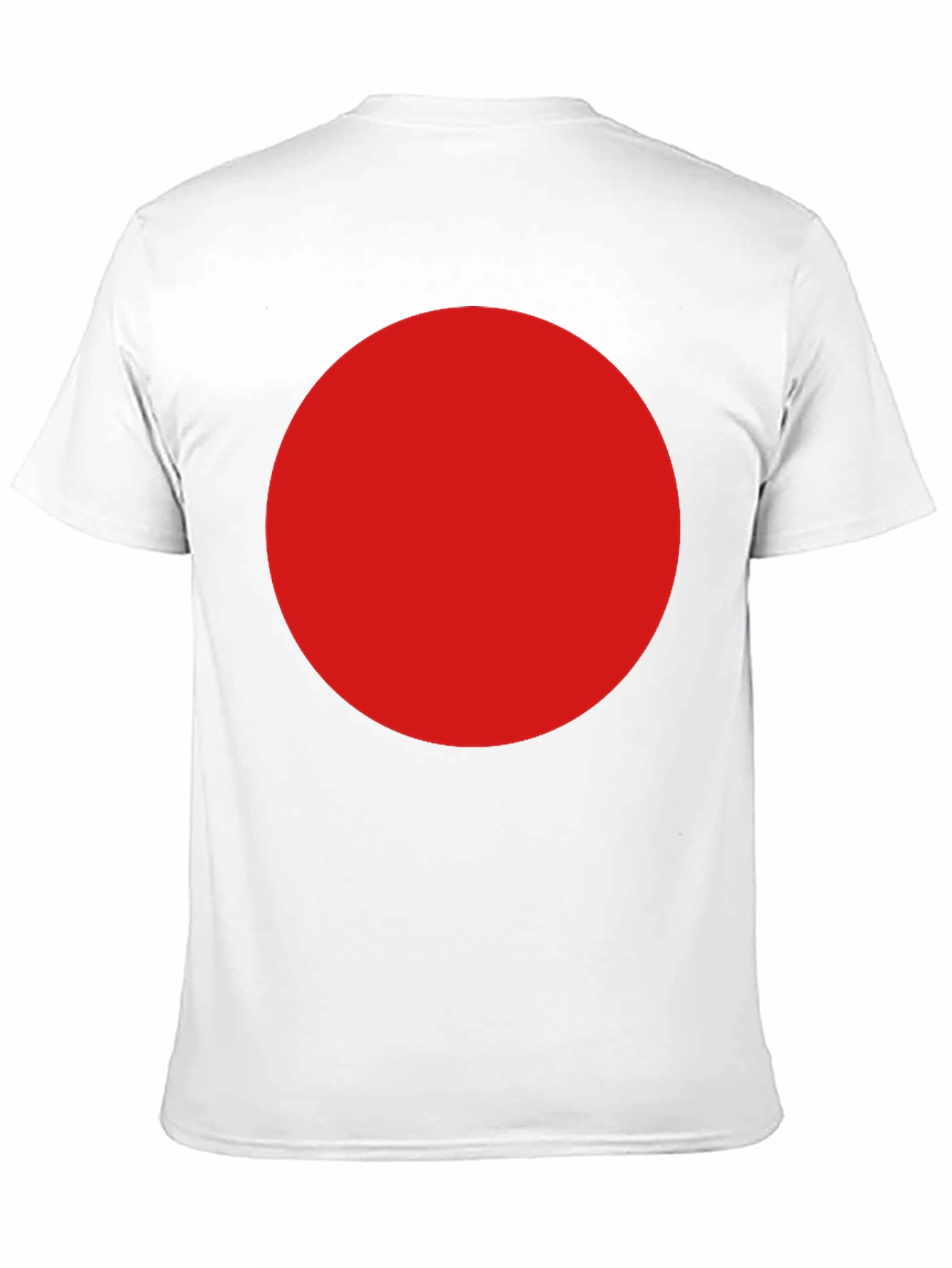 Bold Red Circle Graphic T-Shirt